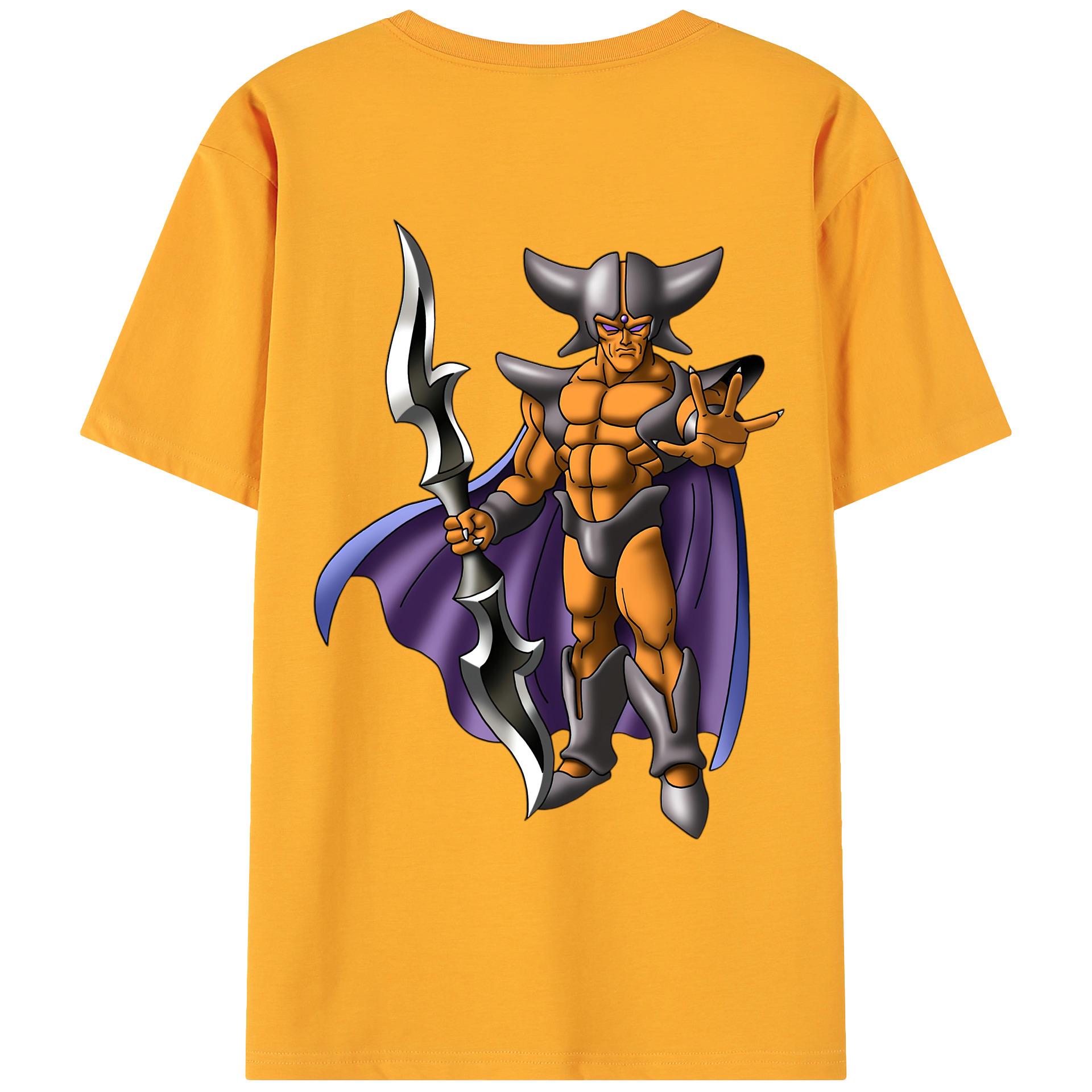 （画像用） ドラゴンクエスト Doragon Kuesuto Dragon Quest 綿100％ メンズ半袖Tシャツ（バックプリント） 通気性