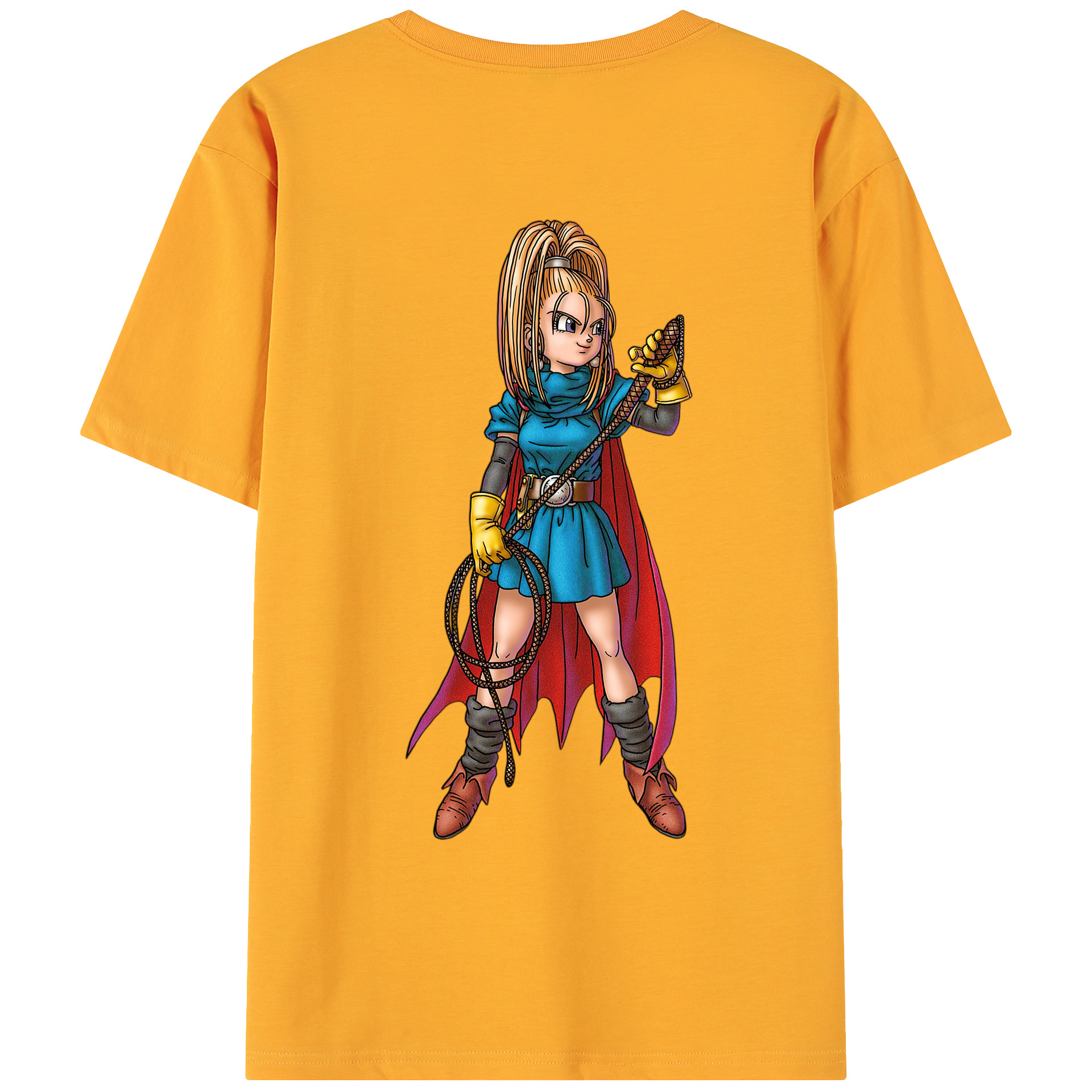 （画像用） ドラゴンクエスト Doragon Kuesuto Dragon Quest 綿100％ メンズ半袖Tシャツ（バックプリント） 通気性