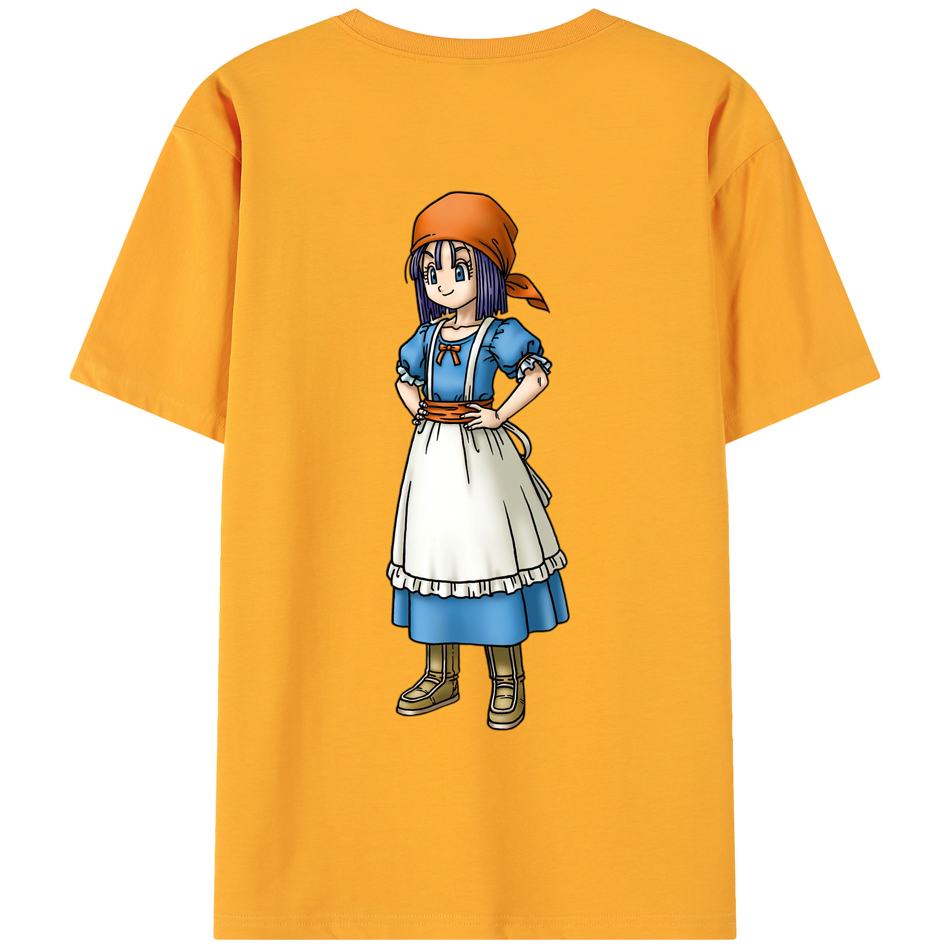 （画像用） ドラゴンクエスト Doragon Kuesuto Dragon Quest 綿100％ メンズ半袖Tシャツ（バックプリント） 通気性