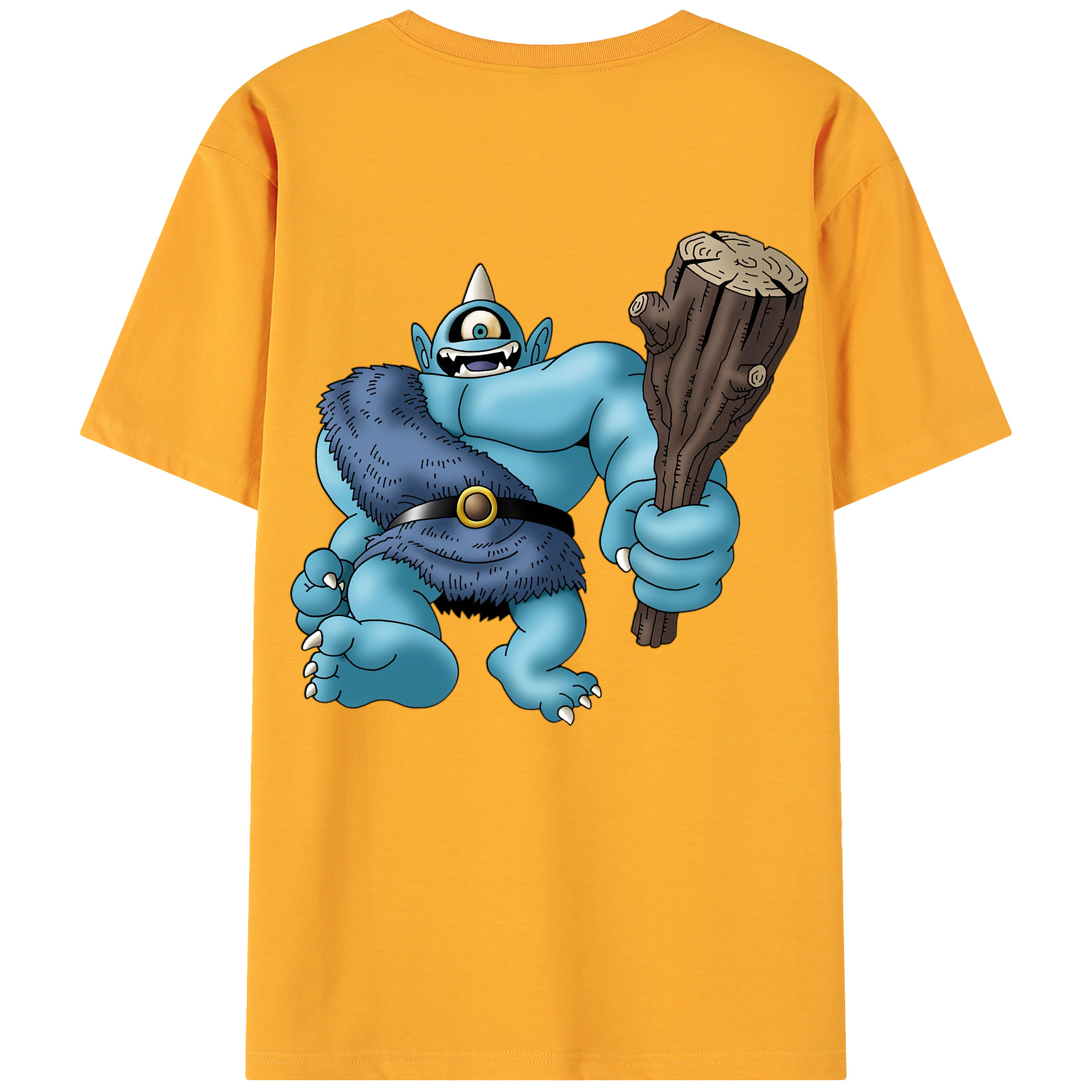 （画像用） ドラゴンクエスト Doragon Kuesuto Dragon Quest 綿100％ メンズ半袖Tシャツ（バックプリント） 通気性