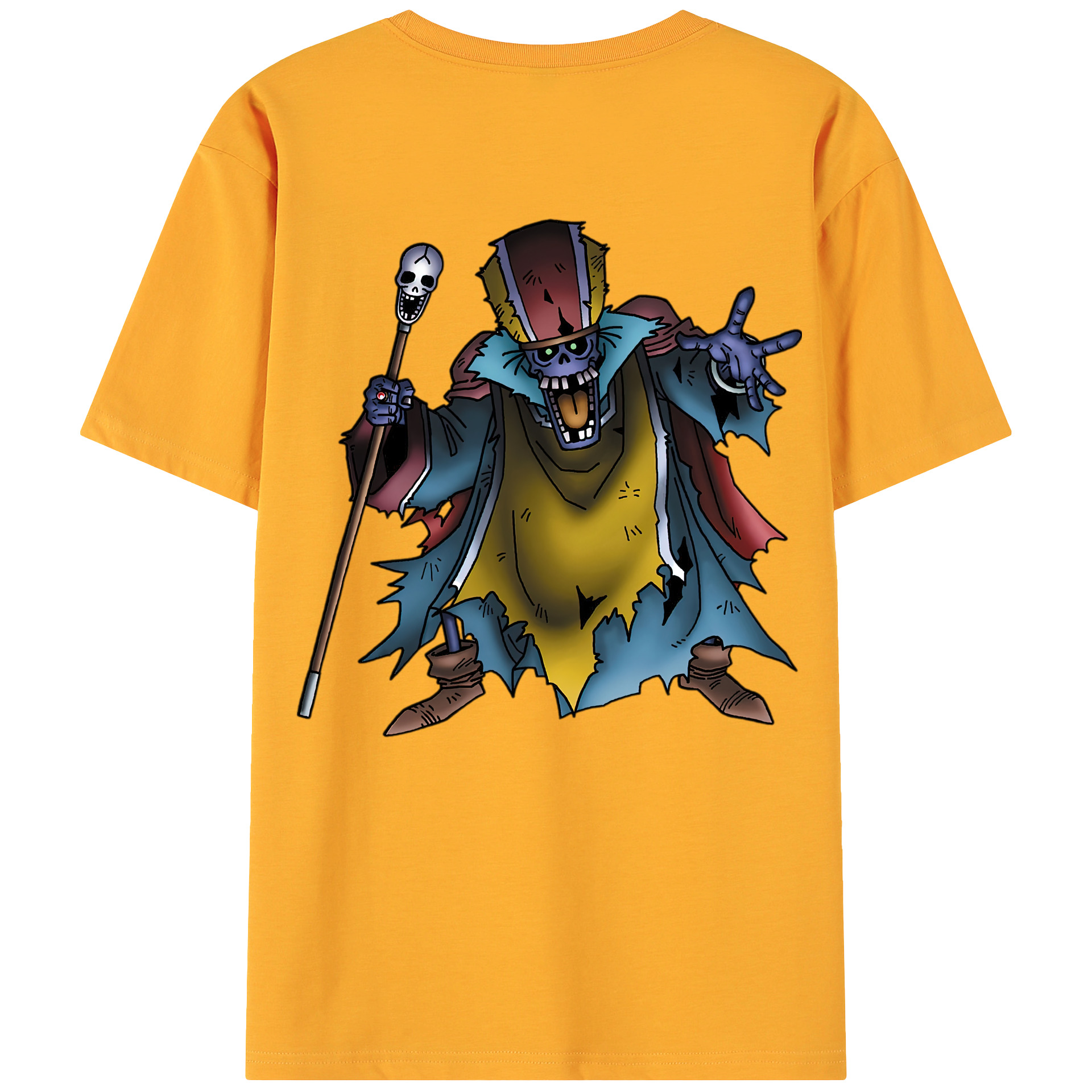 （画像用） ドラゴンクエスト Doragon Kuesuto Dragon Quest 綿100％ メンズ半袖Tシャツ（バックプリント） 通気性