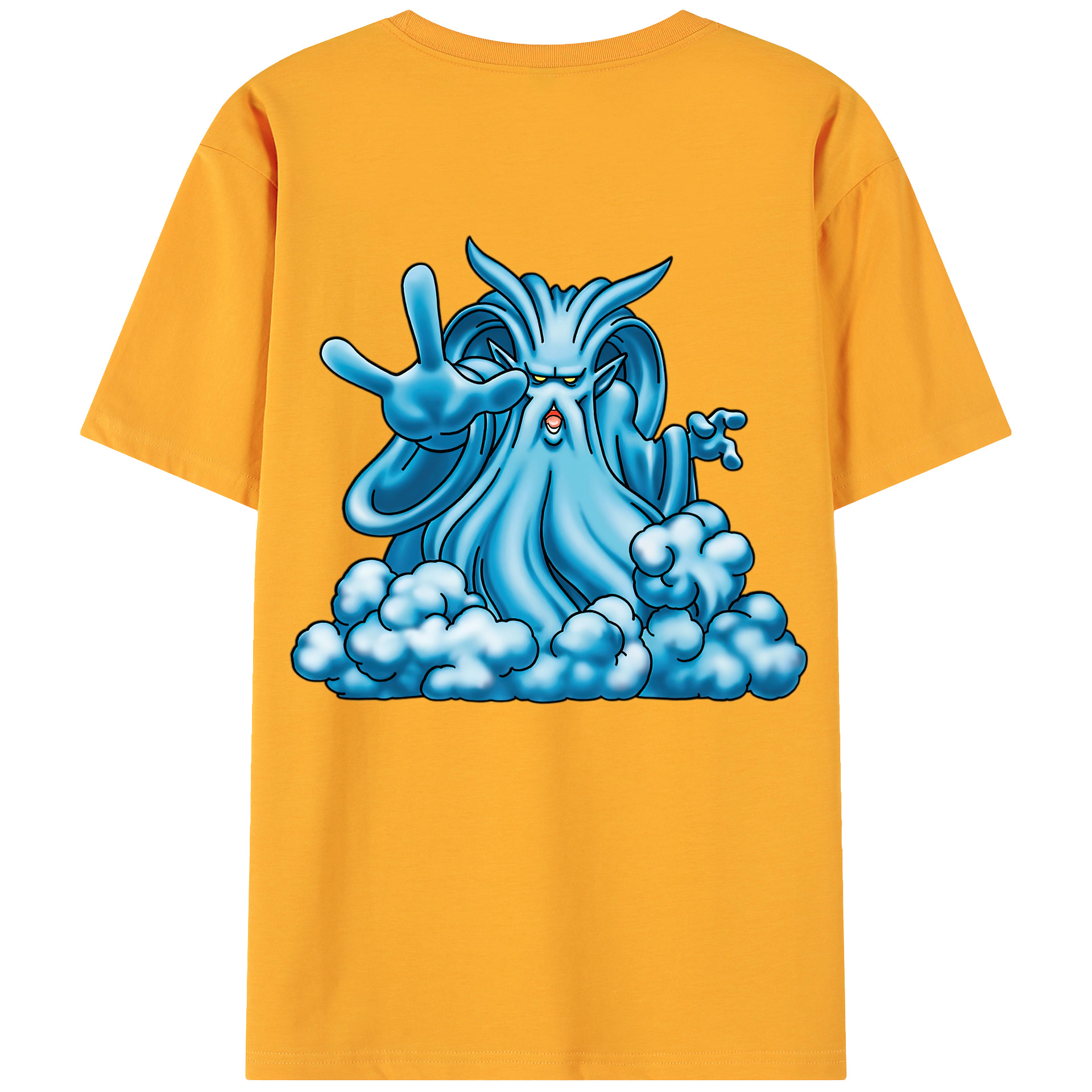（画像用） ドラゴンクエスト Doragon Kuesuto Dragon Quest 綿100％ メンズ半袖Tシャツ（バックプリント） 通気性