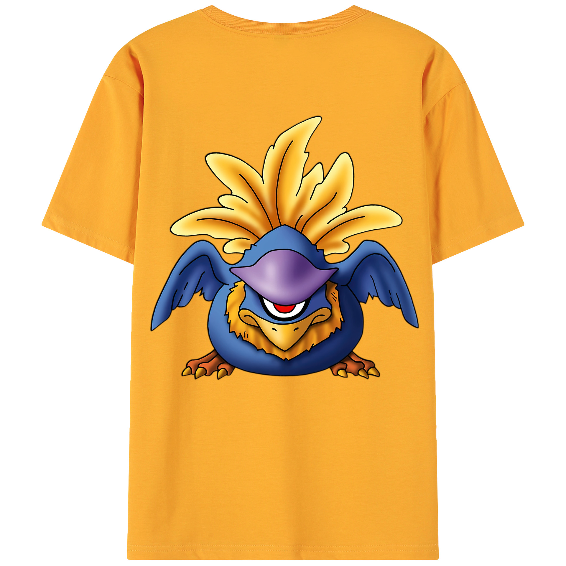 （画像用） ドラゴンクエスト Doragon Kuesuto Dragon Quest 綿100％ メンズ半袖Tシャツ（バックプリント） 通気性