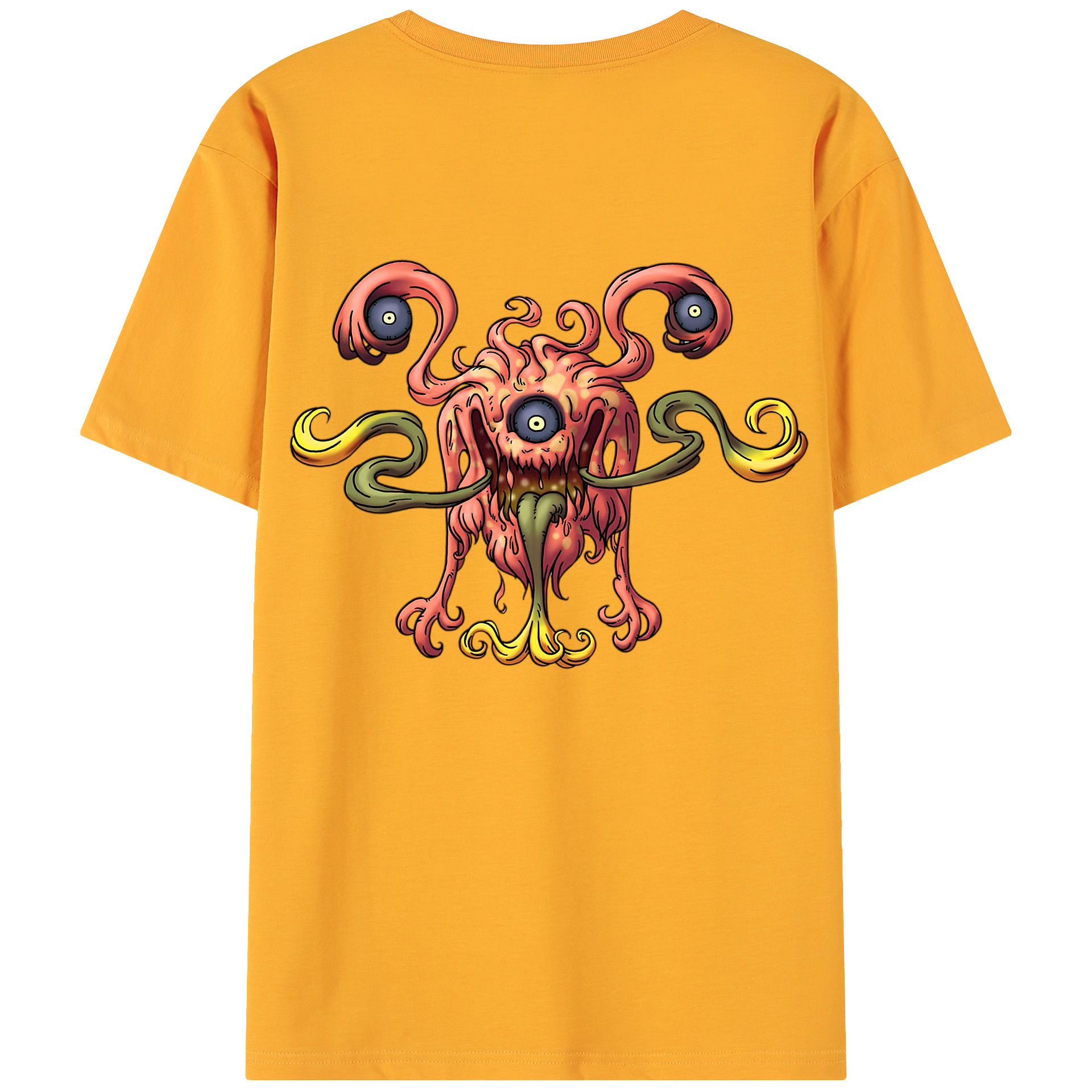 （画像用） ドラゴンクエスト Doragon Kuesuto Dragon Quest 綿100％ メンズ半袖Tシャツ（バックプリント） 通気性