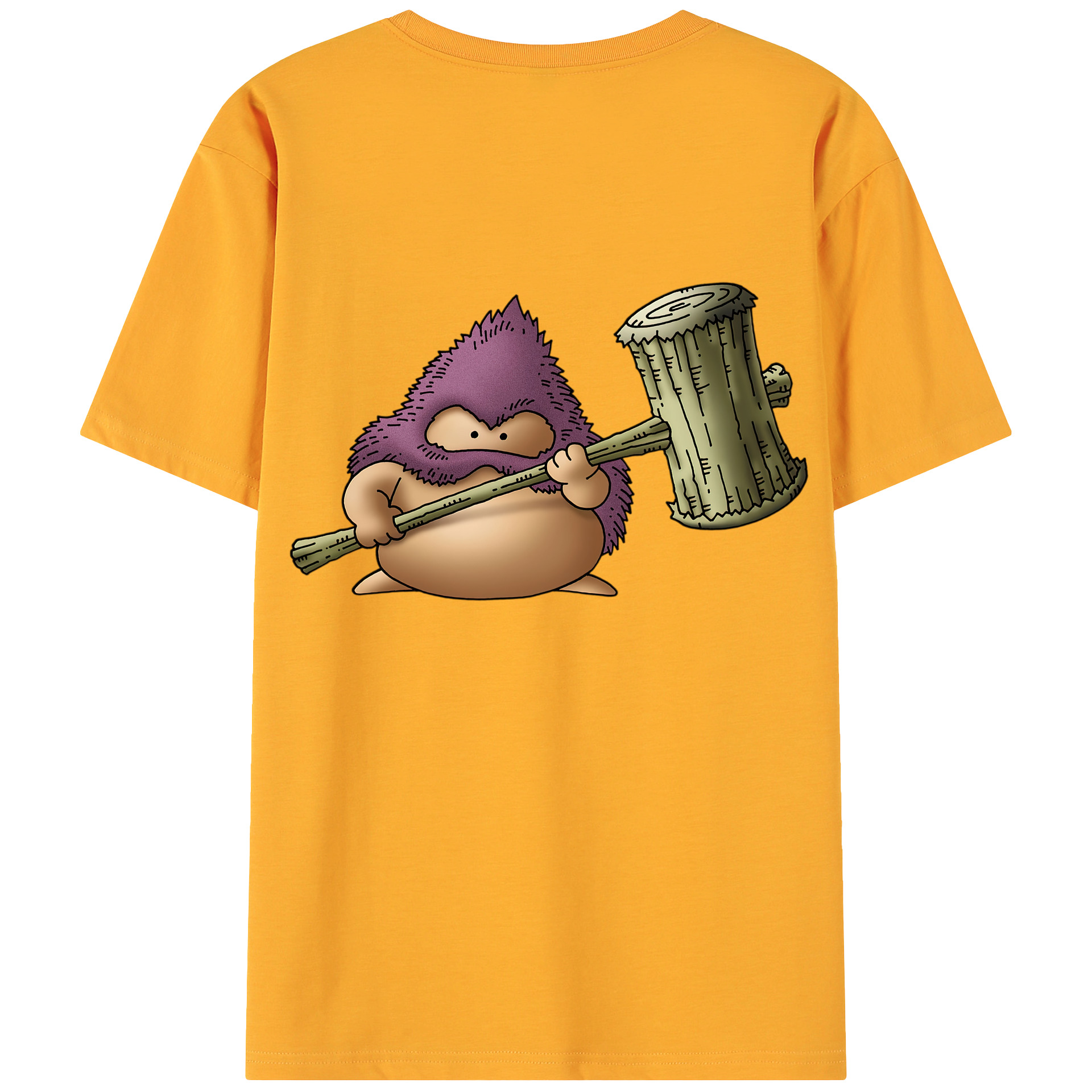 （画像用） ドラゴンクエスト Doragon Kuesuto Dragon Quest 綿100％ メンズ半袖Tシャツ（バックプリント） 通気性