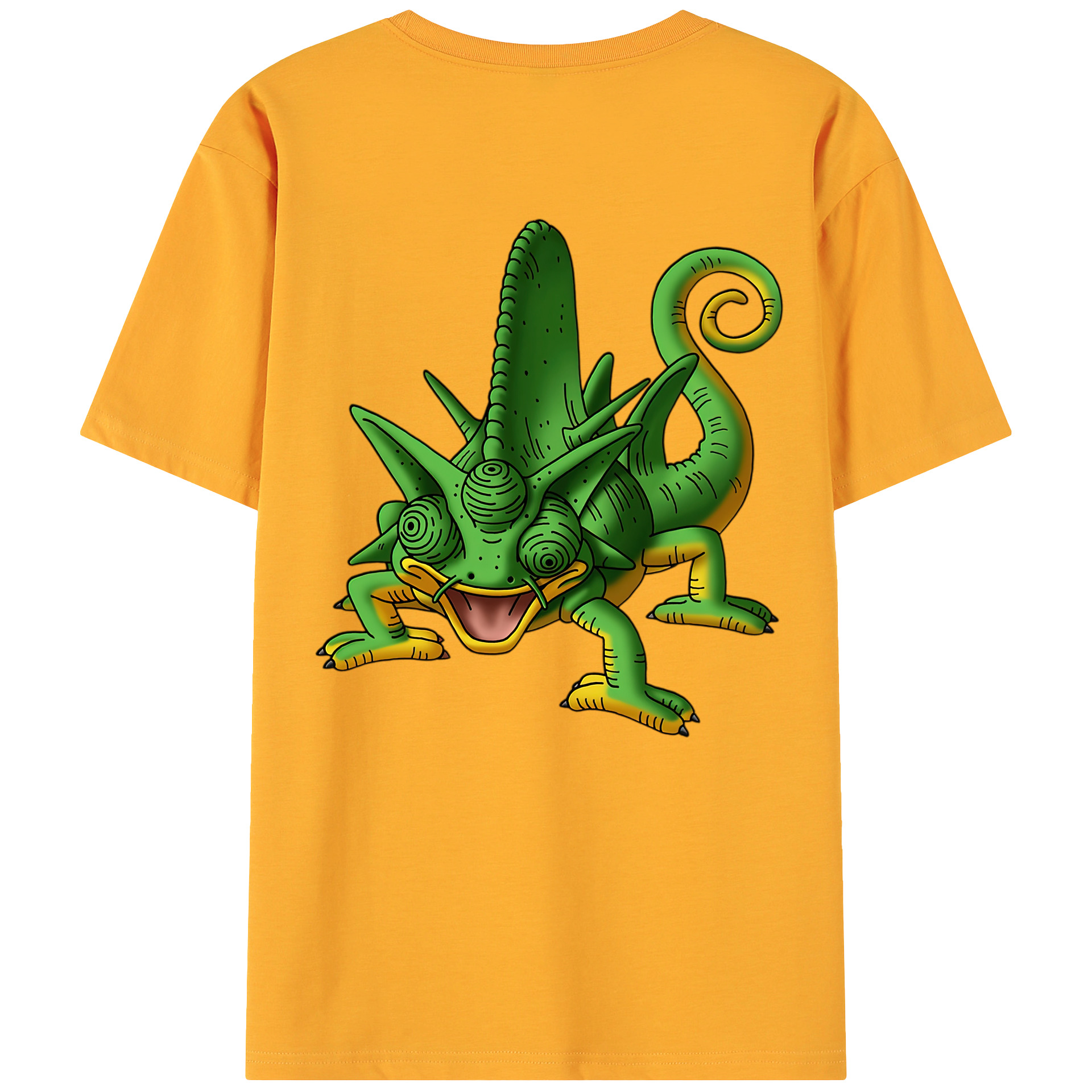 （画像用） ドラゴンクエスト Doragon Kuesuto Dragon Quest 綿100％ メンズ半袖Tシャツ（バックプリント） 通気性