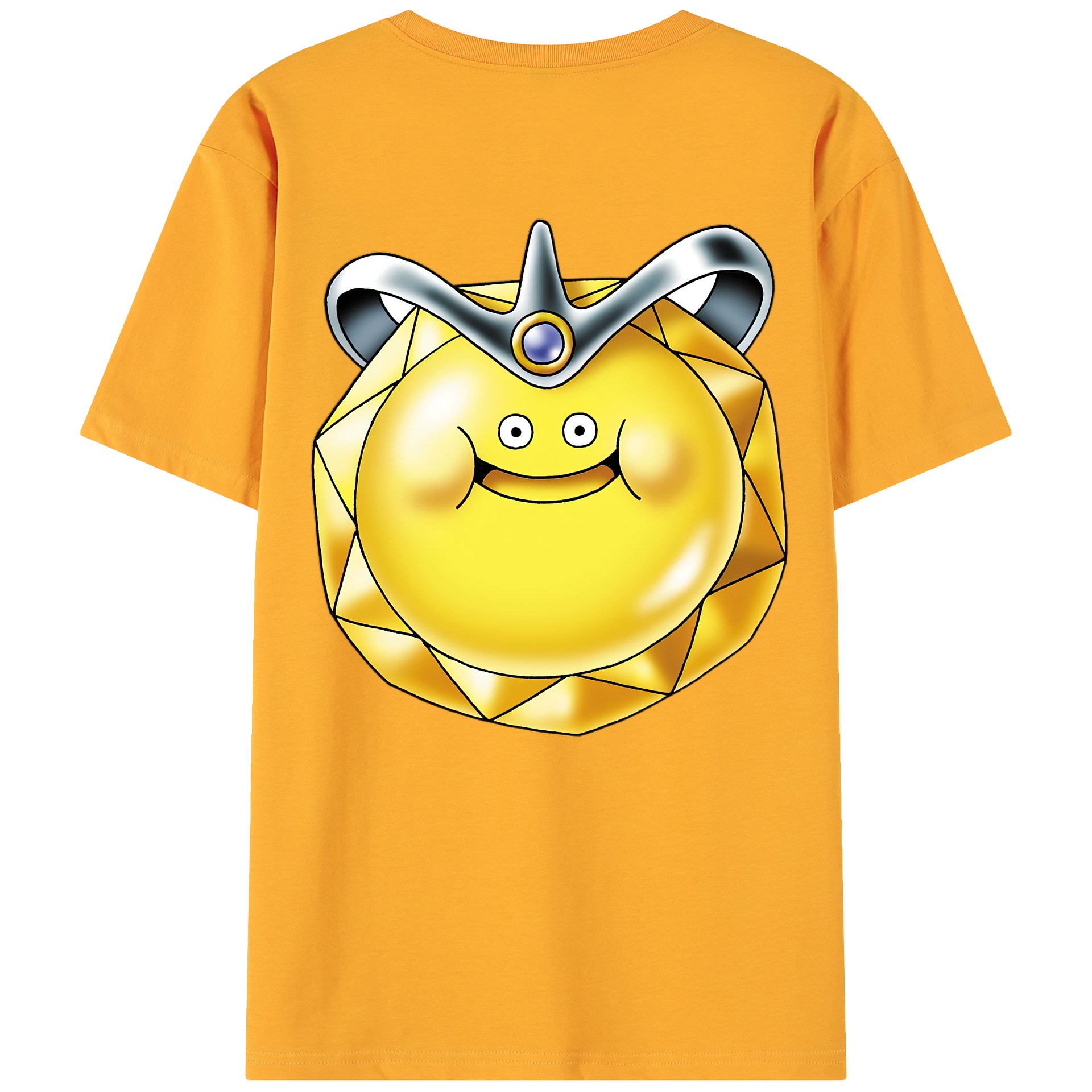 （画像用） ドラゴンクエスト Doragon Kuesuto Dragon Quest 綿100％ メンズ半袖Tシャツ（バックプリント） 通気性