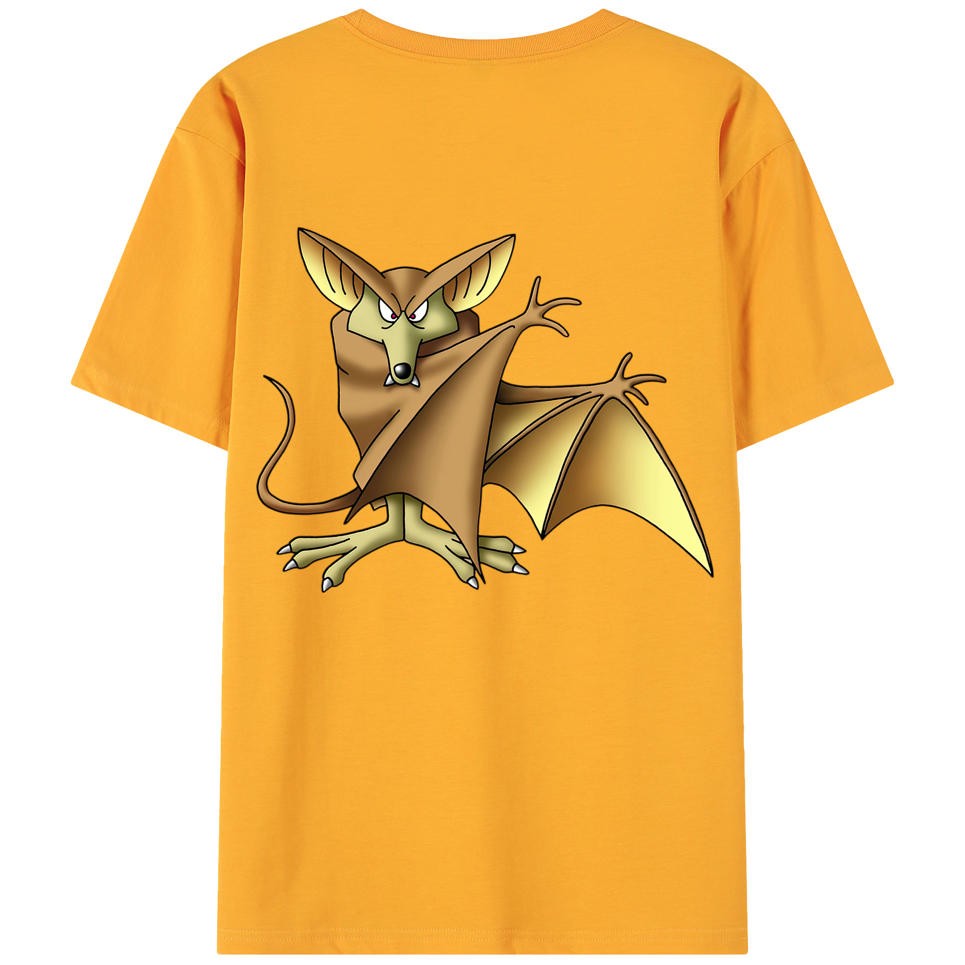 （画像用） ドラゴンクエスト Doragon Kuesuto Dragon Quest 綿100％ メンズ半袖Tシャツ（バックプリント） 通気性