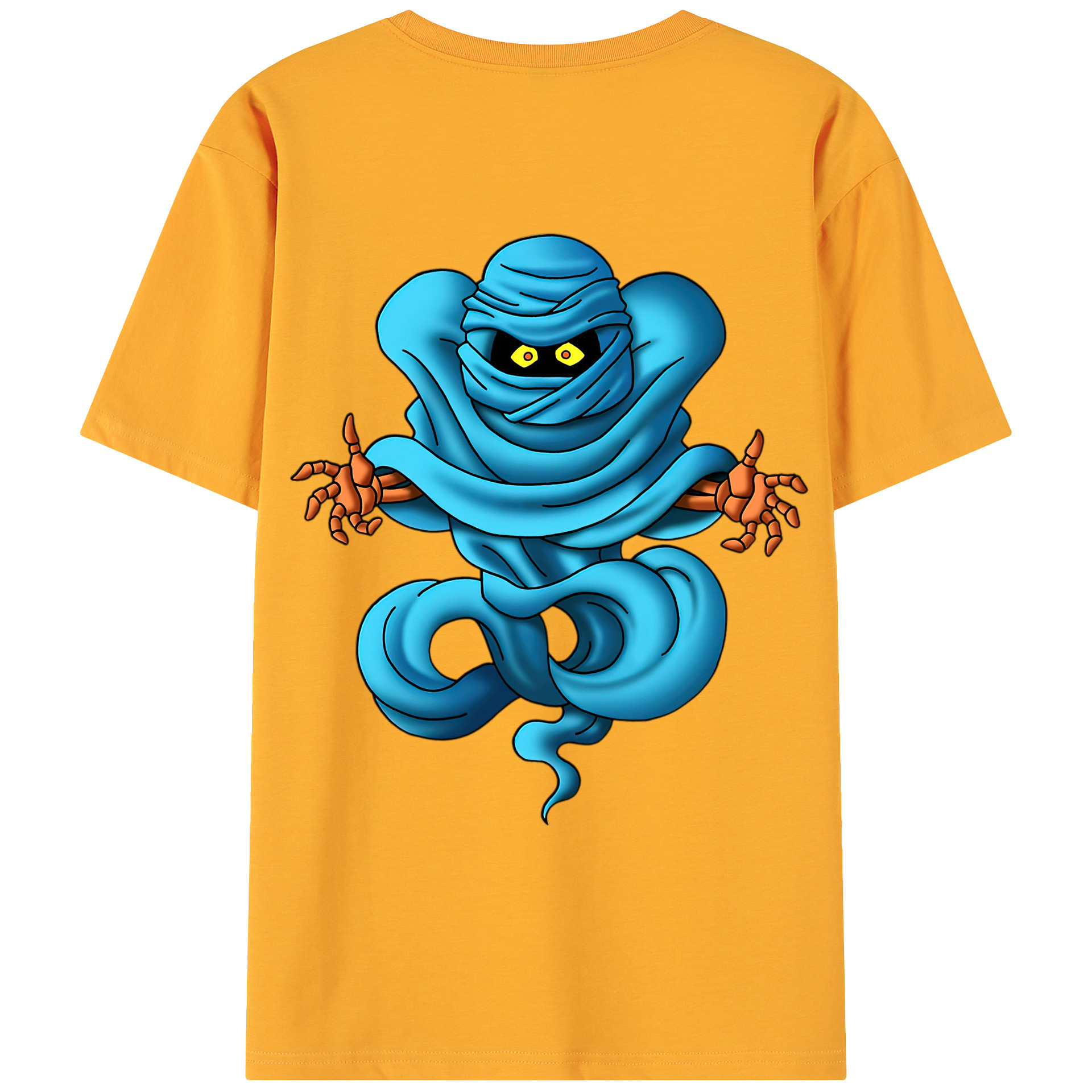 （画像用） ドラゴンクエスト Doragon Kuesuto Dragon Quest 綿100％ メンズ半袖Tシャツ（バックプリント） 通気性