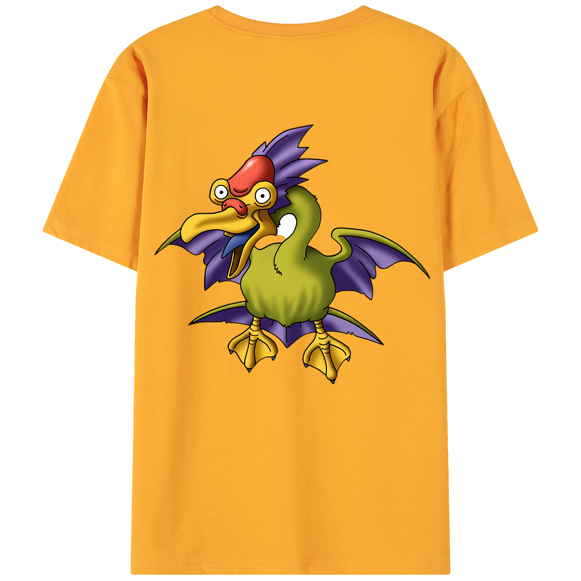 （画像用） ドラゴンクエスト Doragon Kuesuto Dragon Quest 綿100％ メンズ半袖Tシャツ（バックプリント） 通気性