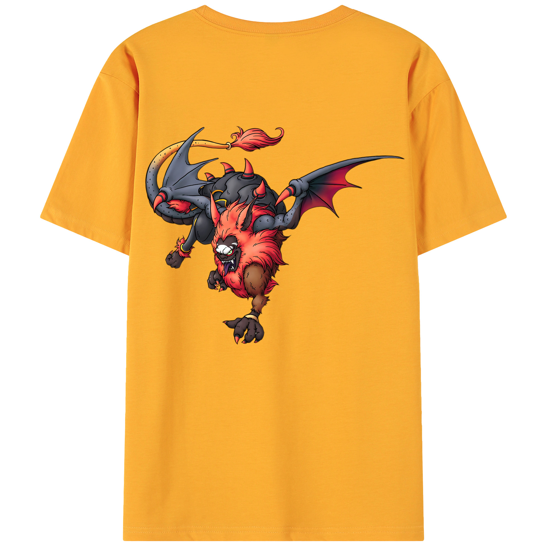 （画像用） ドラゴンクエスト Doragon Kuesuto Dragon Quest 綿100％ メンズ半袖Tシャツ（バックプリント） 通気性