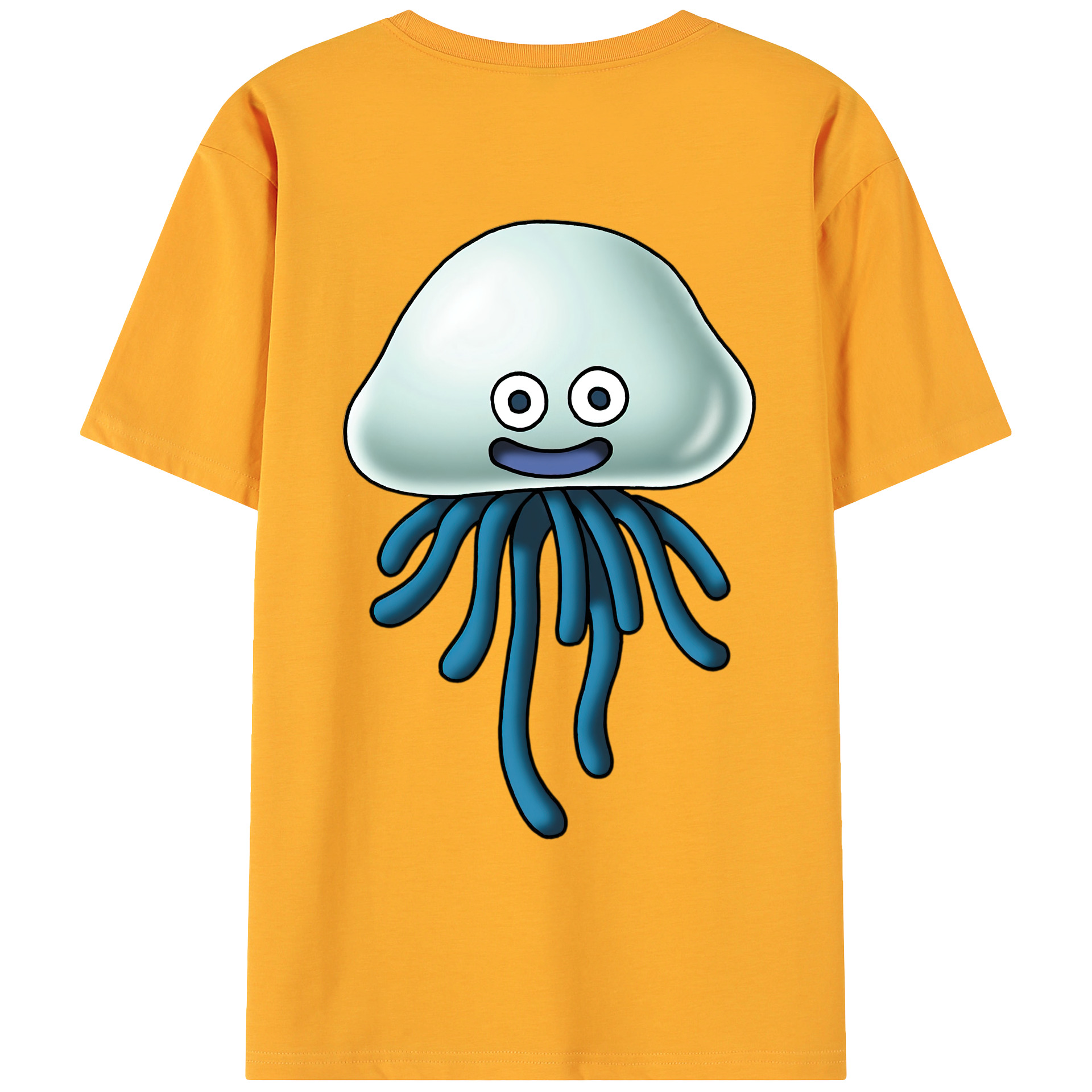 （画像用） ドラゴンクエスト Doragon Kuesuto Dragon Quest 綿100％ メンズ半袖Tシャツ（バックプリント） 通気性
