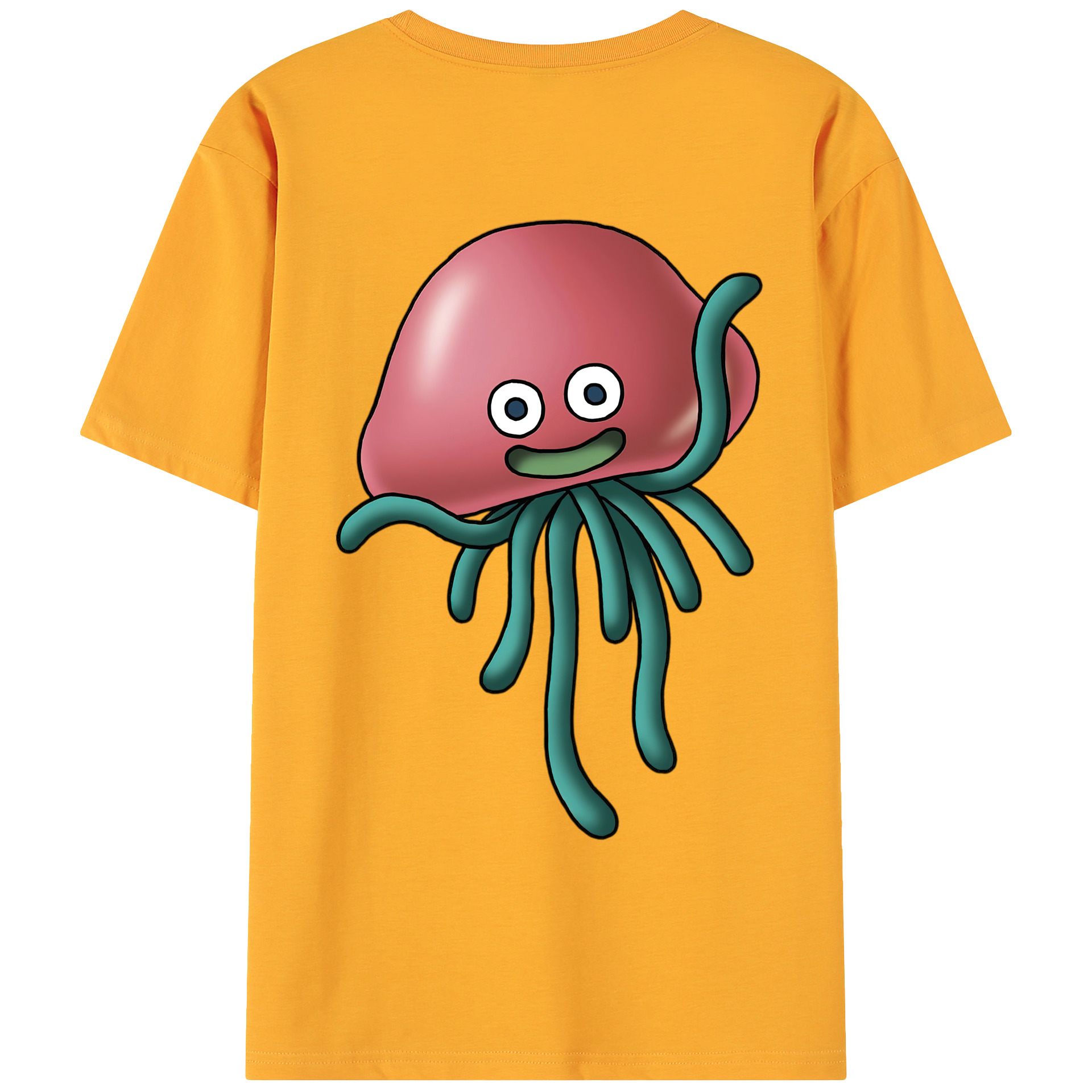 （画像用） ドラゴンクエスト Doragon Kuesuto Dragon Quest 綿100％ メンズ半袖Tシャツ（バックプリント） 通気性