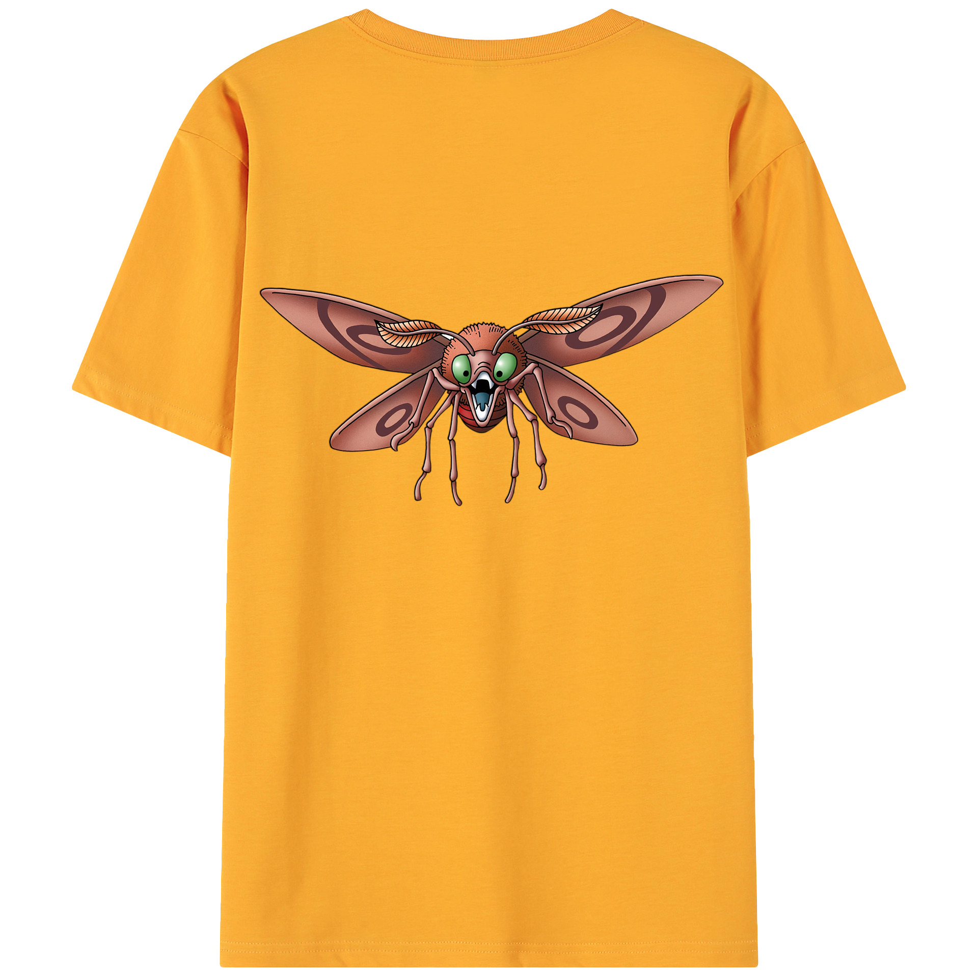 （画像用） ドラゴンクエスト Doragon Kuesuto Dragon Quest 綿100％ メンズ半袖Tシャツ（バックプリント） 通気性
