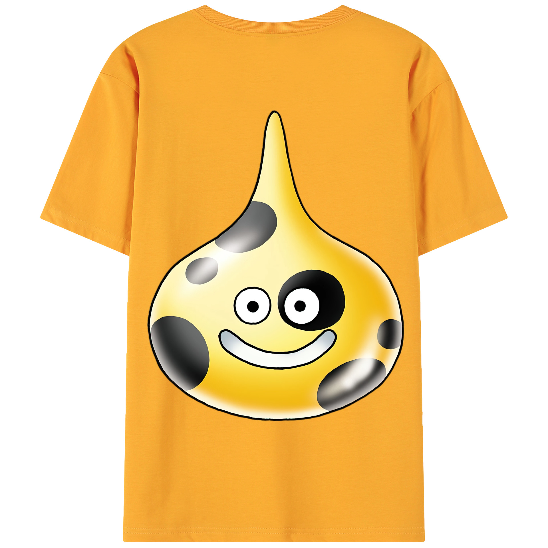 （画像用） ドラゴンクエスト Doragon Kuesuto Dragon Quest 綿100％ メンズ半袖Tシャツ（バックプリント） 通気性
