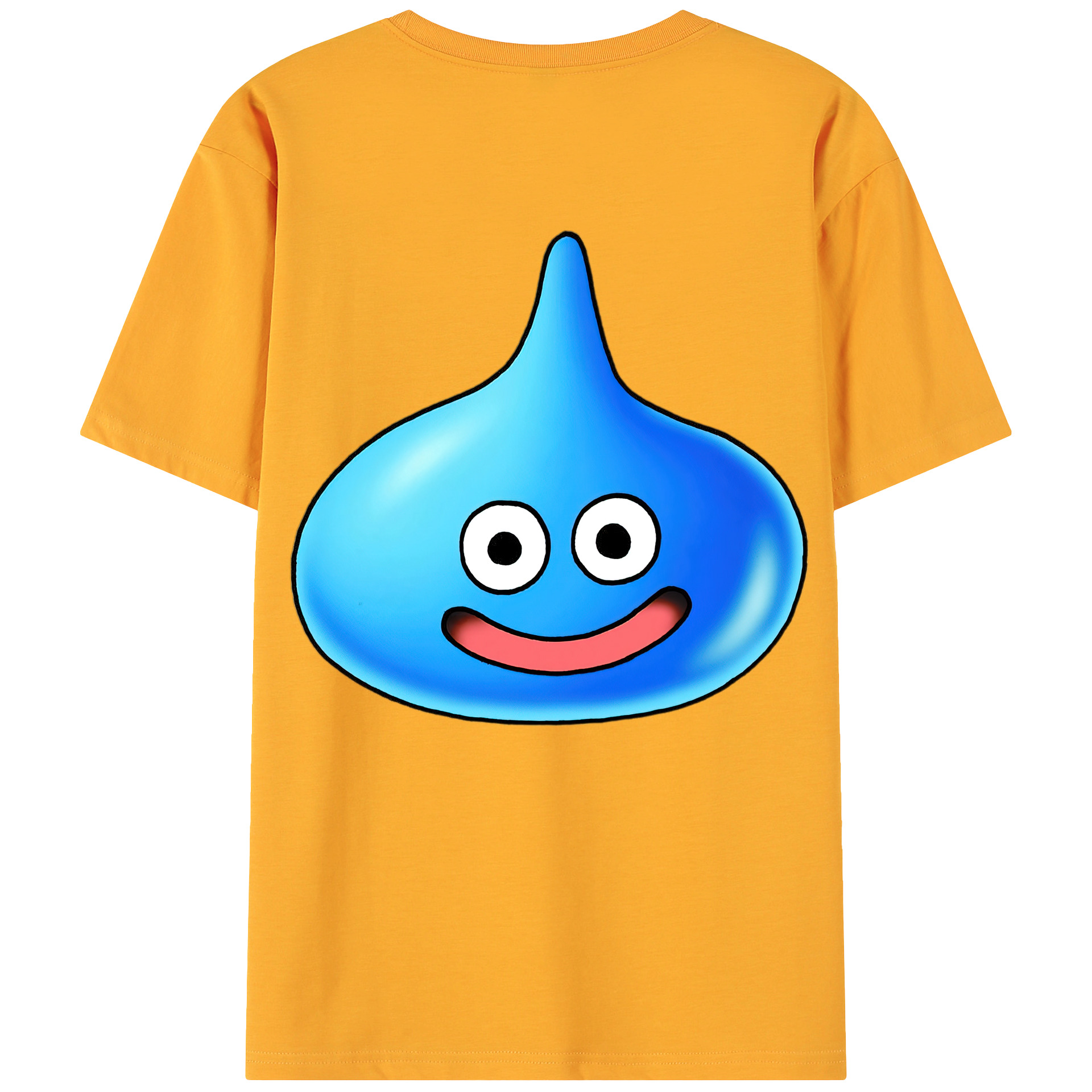 （画像用） ドラゴンクエスト Doragon Kuesuto Dragon Quest 綿100％ メンズ半袖Tシャツ（バックプリント） 通気性