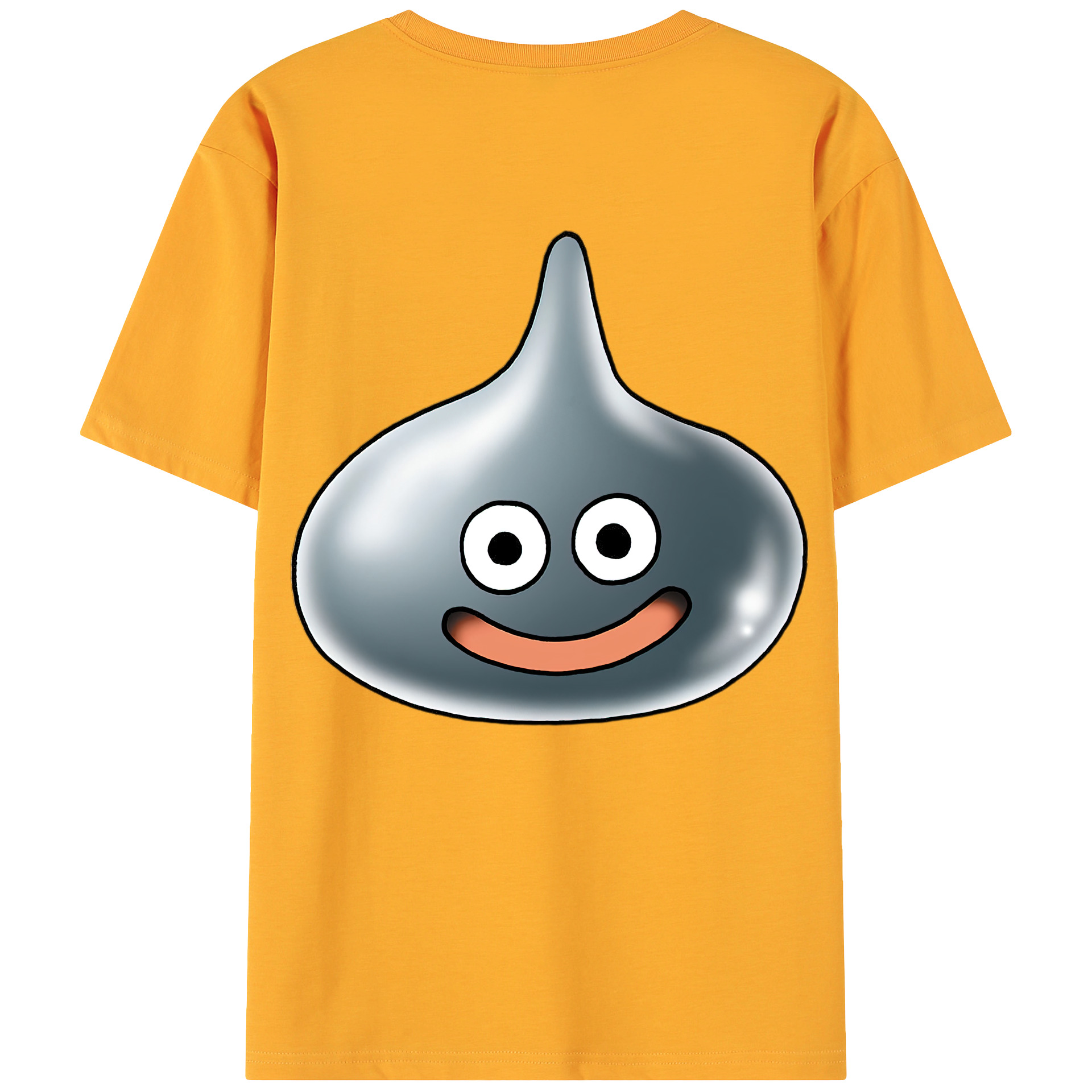 （画像用） ドラゴンクエスト Doragon Kuesuto Dragon Quest 綿100％ メンズ半袖Tシャツ（バックプリント） 通気性