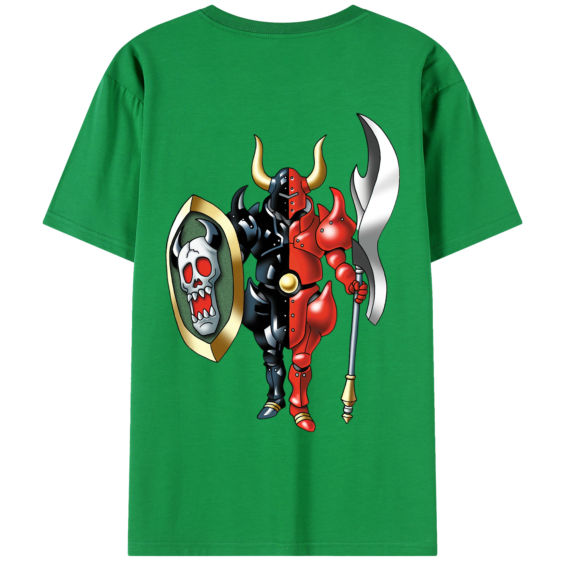 （画像用） ドラゴンクエスト Doragon Kuesuto Dragon Quest 綿100％ メンズ半袖Tシャツ（バックプリント） 通気性