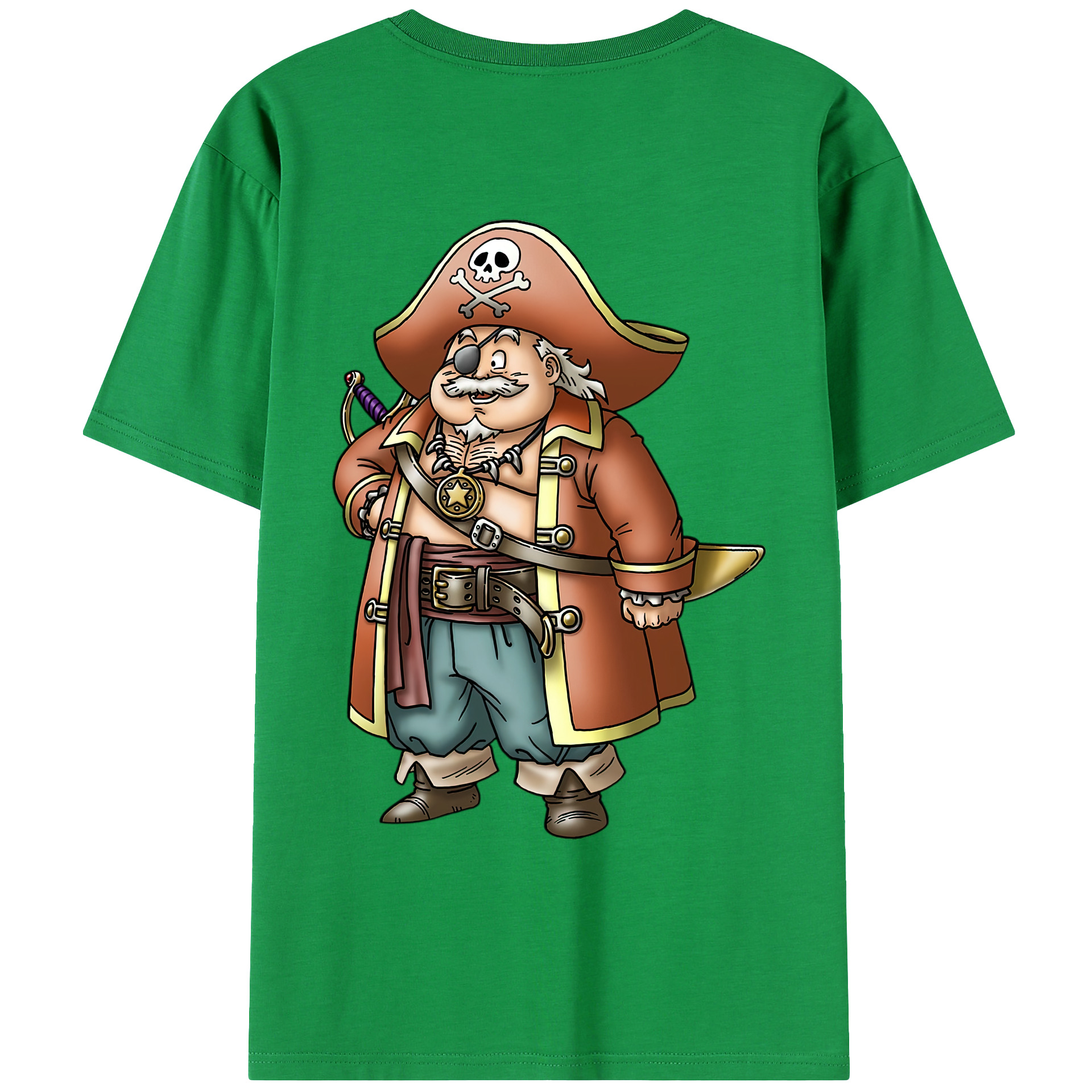 （画像用） ドラゴンクエスト Doragon Kuesuto Dragon Quest 綿100％ メンズ半袖Tシャツ（バックプリント） 通気性