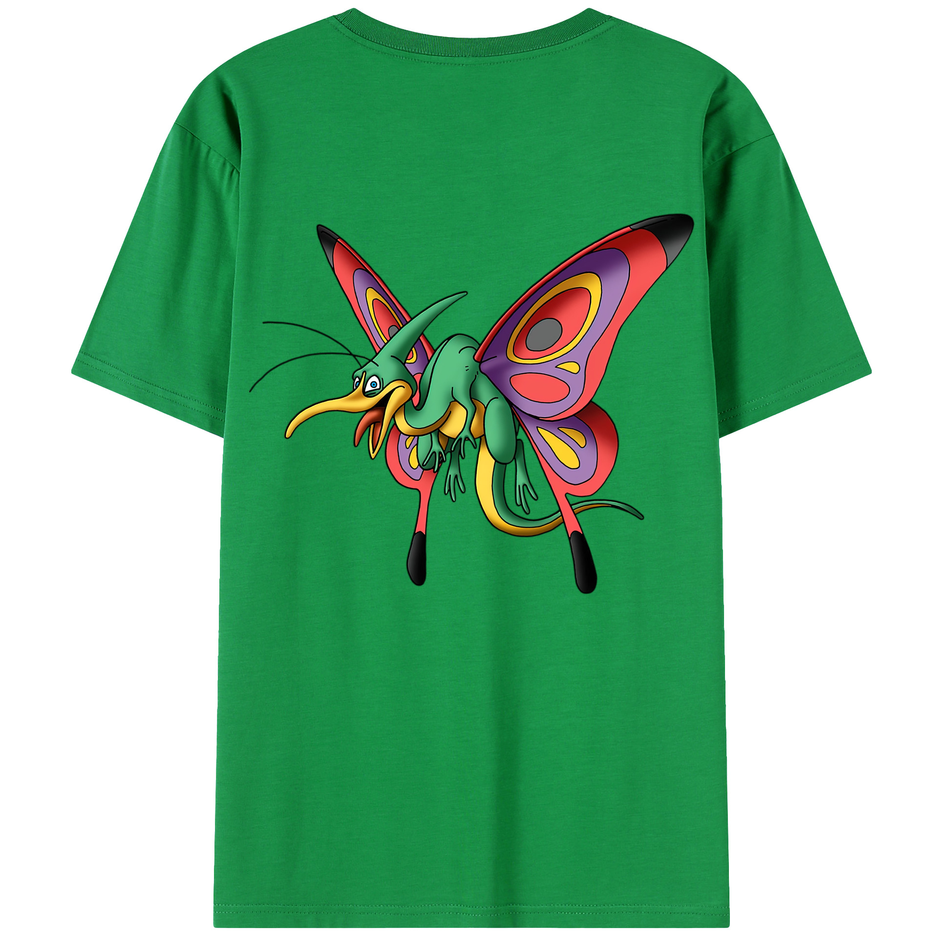 （画像用） ドラゴンクエスト Doragon Kuesuto Dragon Quest 綿100％ メンズ半袖Tシャツ（バックプリント） 通気性