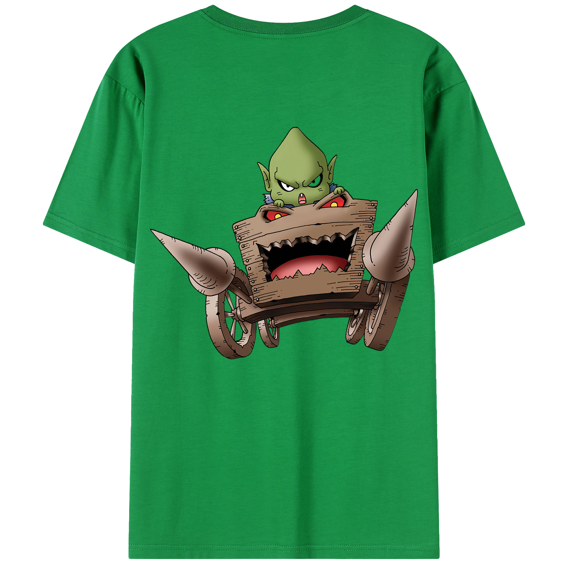（画像用） ドラゴンクエスト Doragon Kuesuto Dragon Quest 綿100％ メンズ半袖Tシャツ（バックプリント） 通気性