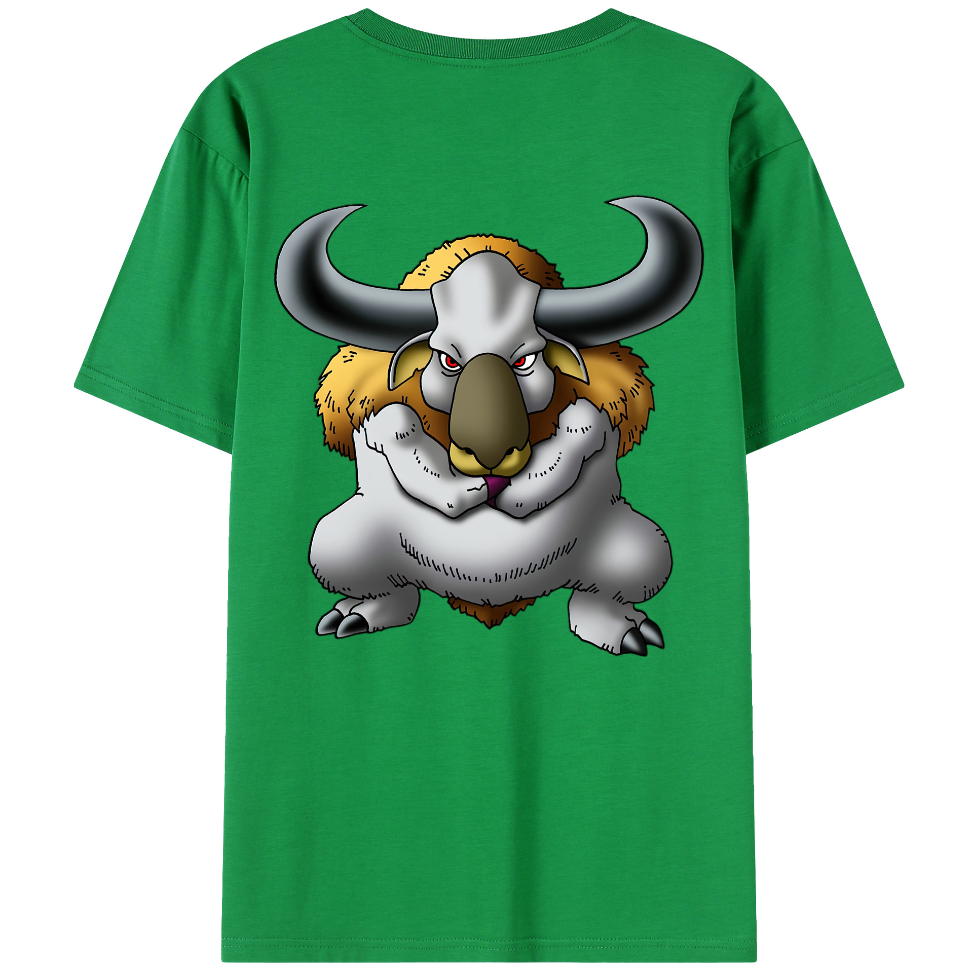 （画像用） ドラゴンクエスト Doragon Kuesuto Dragon Quest 綿100％ メンズ半袖Tシャツ（バックプリント） 通気性