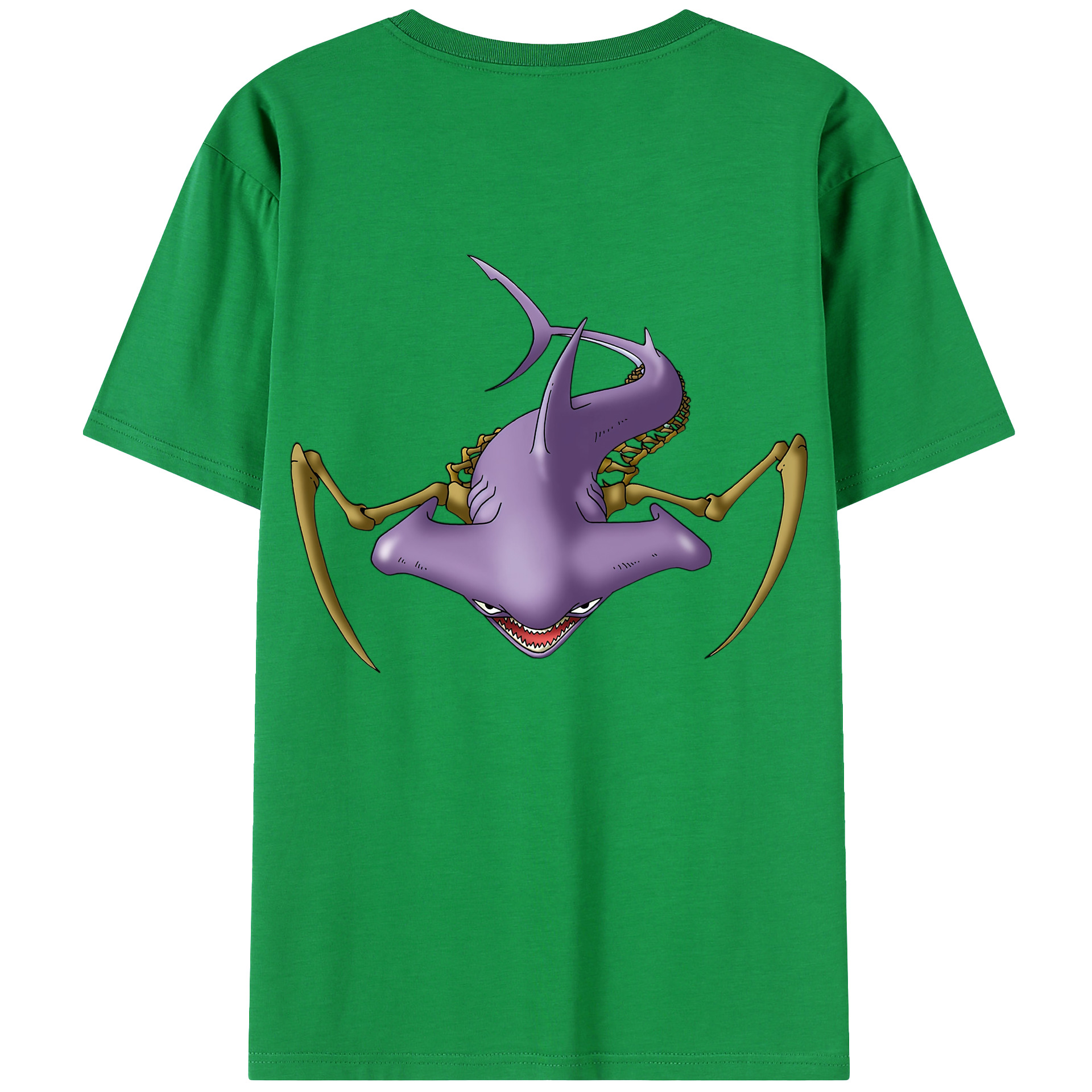 （画像用） ドラゴンクエスト Doragon Kuesuto Dragon Quest 綿100％ メンズ半袖Tシャツ（バックプリント） 通気性