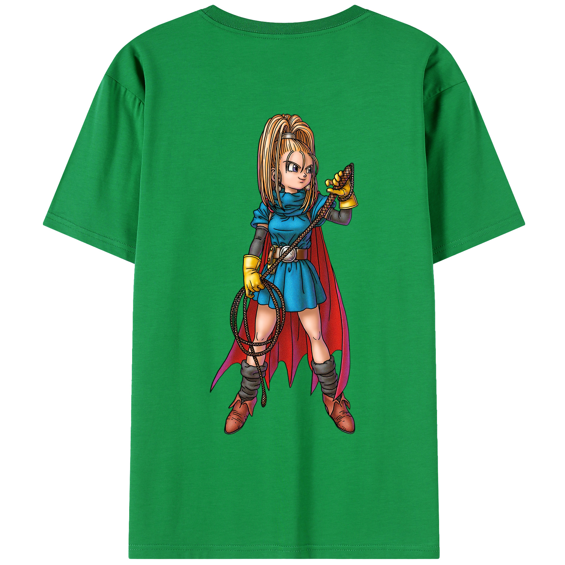 （画像用） ドラゴンクエスト Doragon Kuesuto Dragon Quest 綿100％ メンズ半袖Tシャツ（バックプリント） 通気性