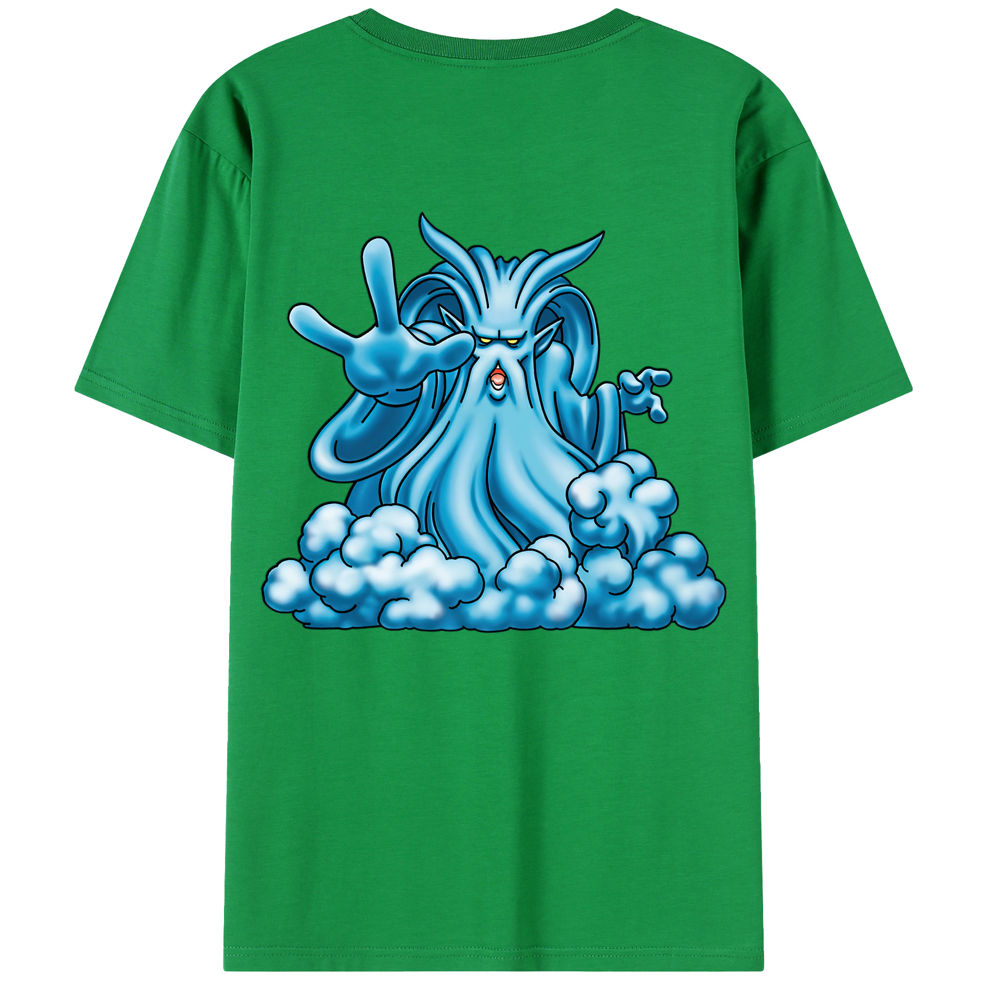 （画像用） ドラゴンクエスト Doragon Kuesuto Dragon Quest 綿100％ メンズ半袖Tシャツ（バックプリント） 通気性