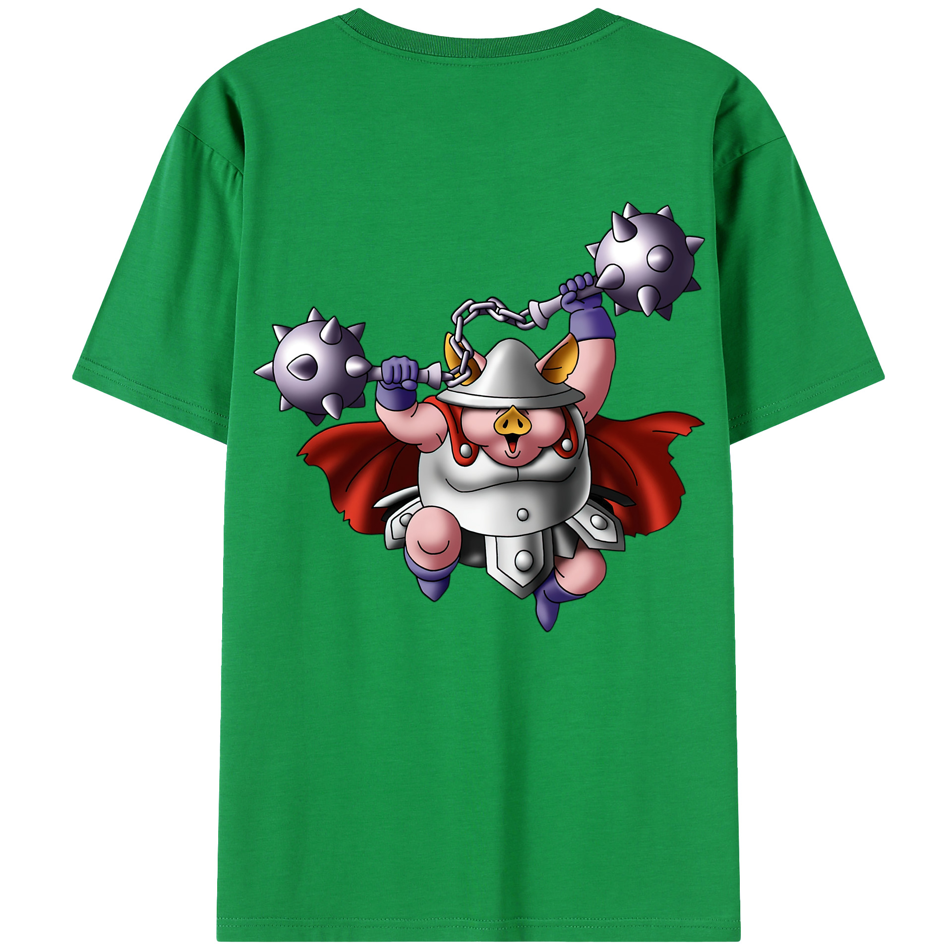 （画像用） ドラゴンクエスト Doragon Kuesuto Dragon Quest 綿100％ メンズ半袖Tシャツ（バックプリント） 通気性