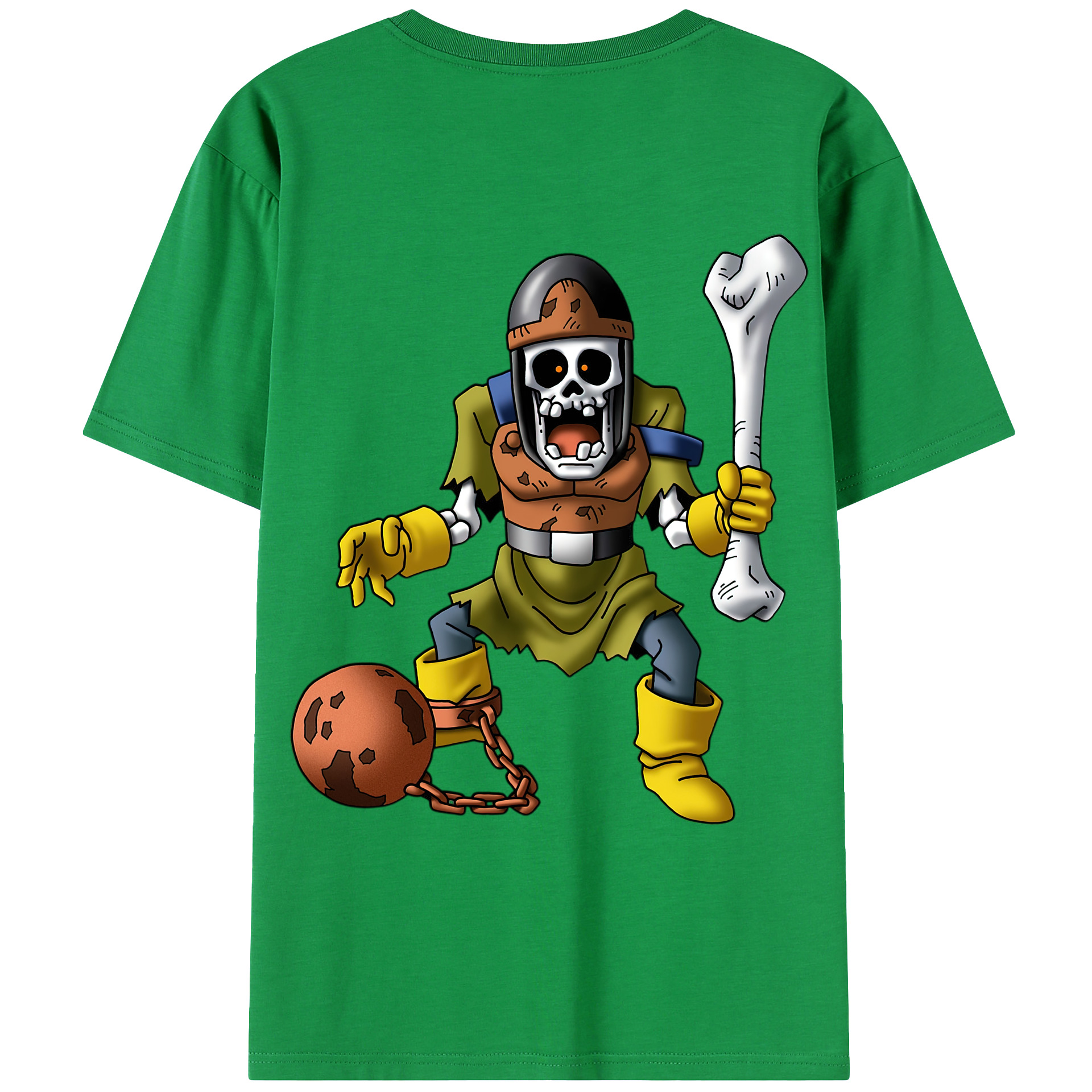 （画像用） ドラゴンクエスト Doragon Kuesuto Dragon Quest 綿100％ メンズ半袖Tシャツ（バックプリント） 通気性