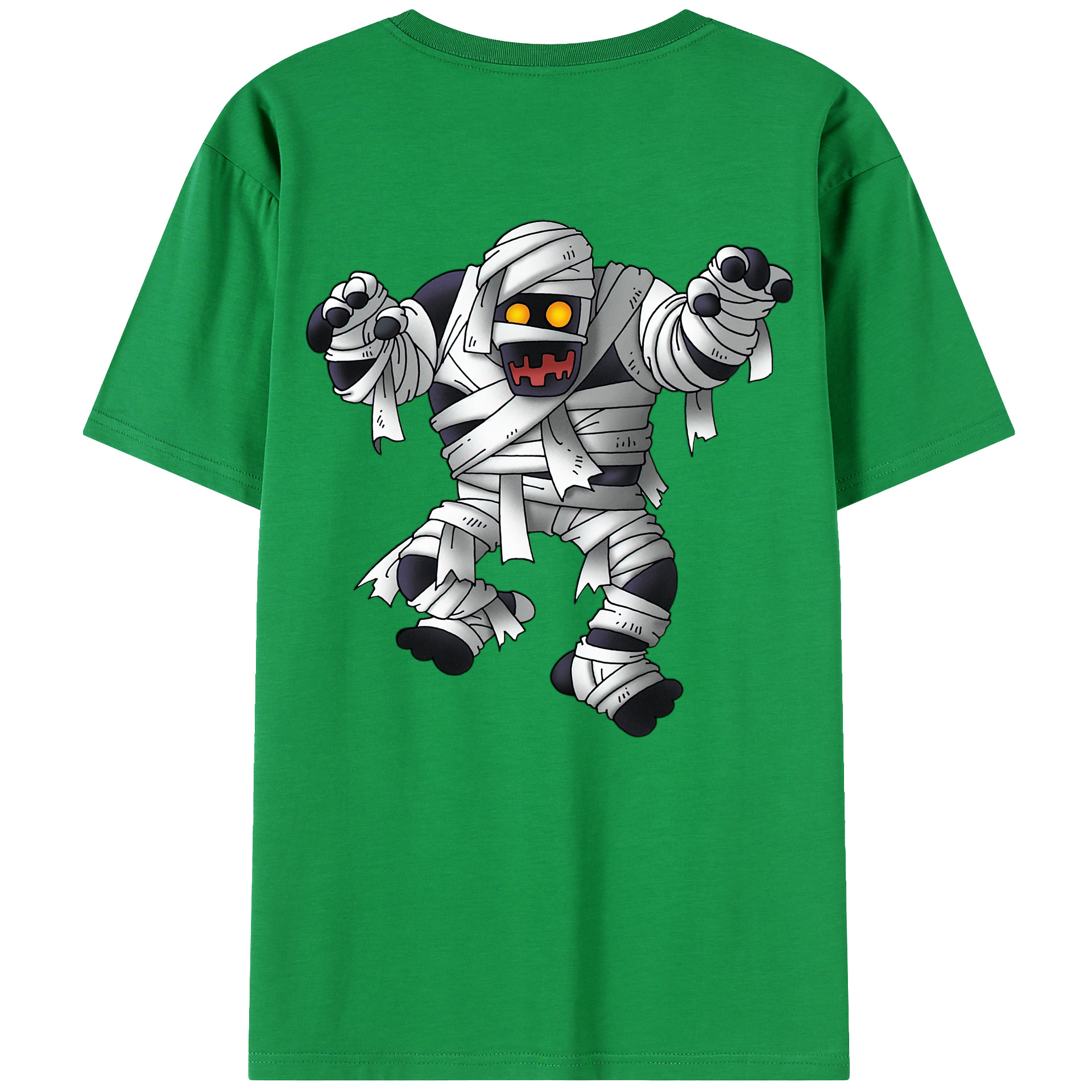 （画像用） ドラゴンクエスト Doragon Kuesuto Dragon Quest 綿100％ メンズ半袖Tシャツ（バックプリント） 通気性