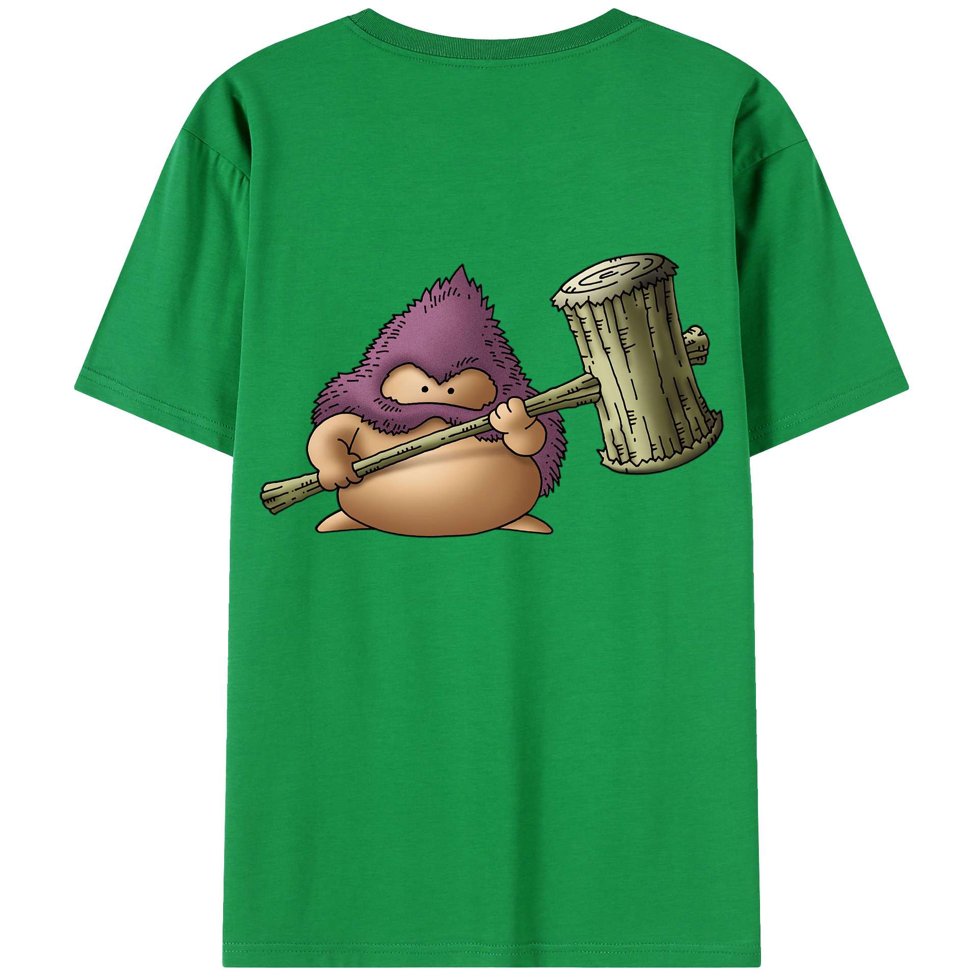 （画像用） ドラゴンクエスト Doragon Kuesuto Dragon Quest 綿100％ メンズ半袖Tシャツ（バックプリント） 通気性