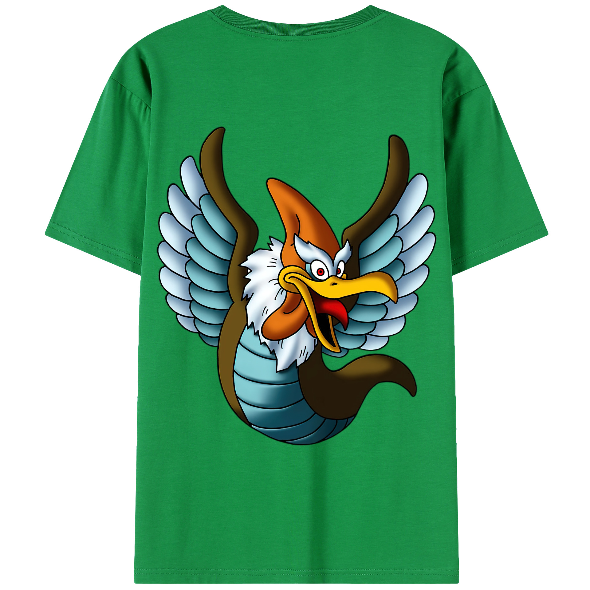 （画像用） ドラゴンクエスト Doragon Kuesuto Dragon Quest 綿100％ メンズ半袖Tシャツ（バックプリント） 通気性