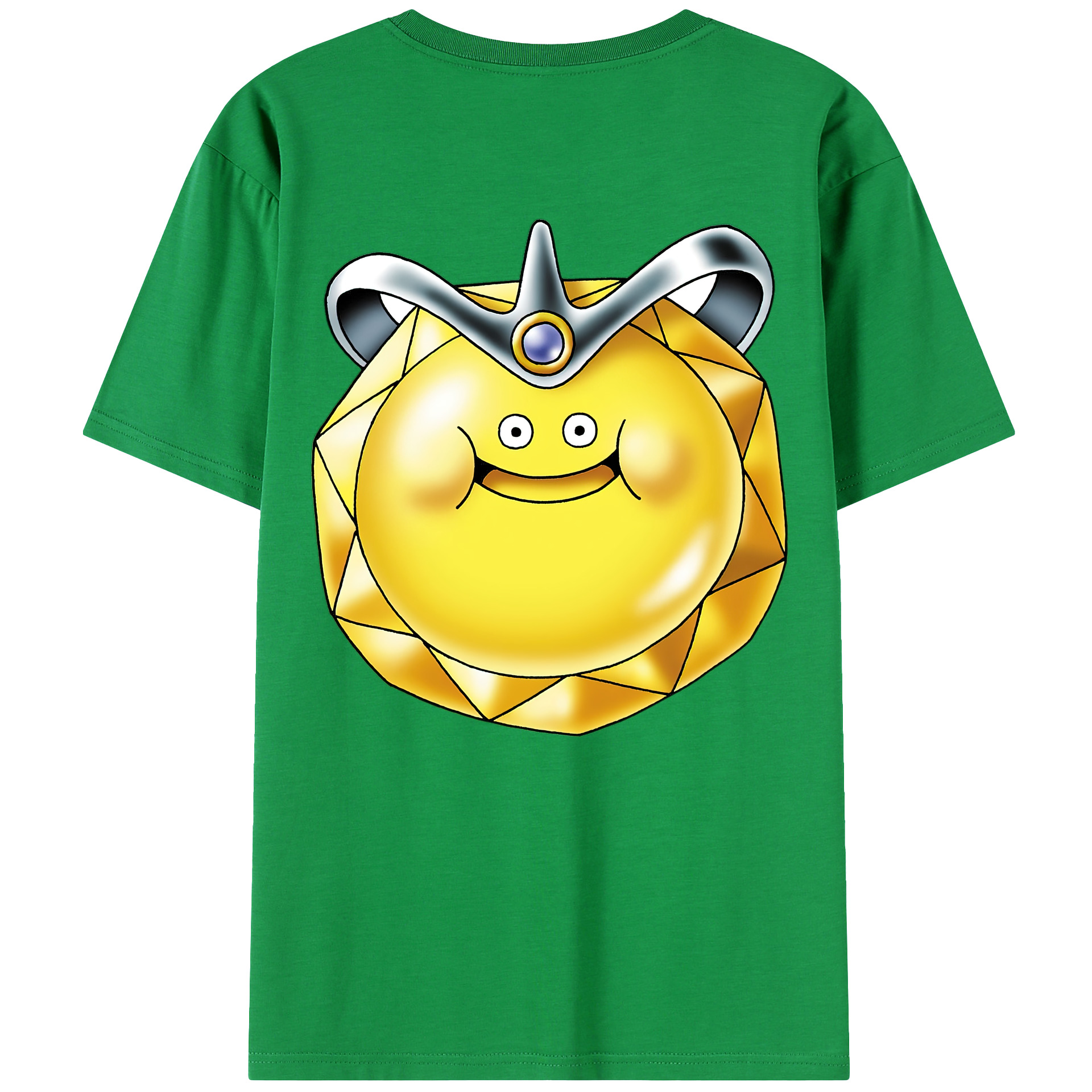 （画像用） ドラゴンクエスト Doragon Kuesuto Dragon Quest 綿100％ メンズ半袖Tシャツ（バックプリント） 通気性
