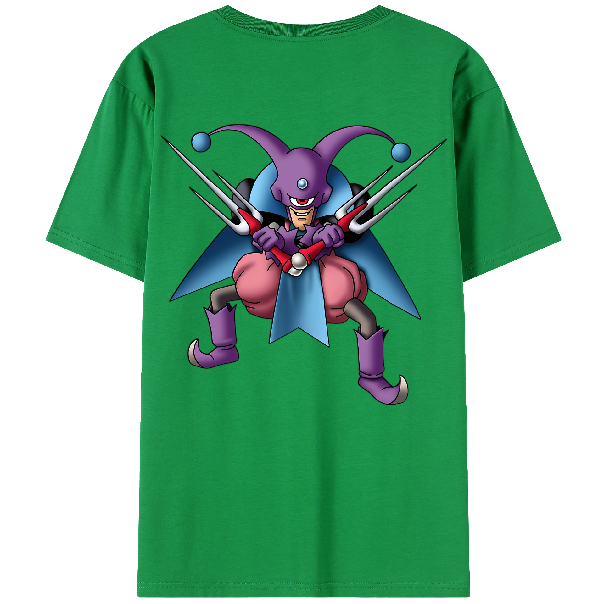 （画像用） ドラゴンクエスト Doragon Kuesuto Dragon Quest 綿100％ メンズ半袖Tシャツ（バックプリント） 通気性