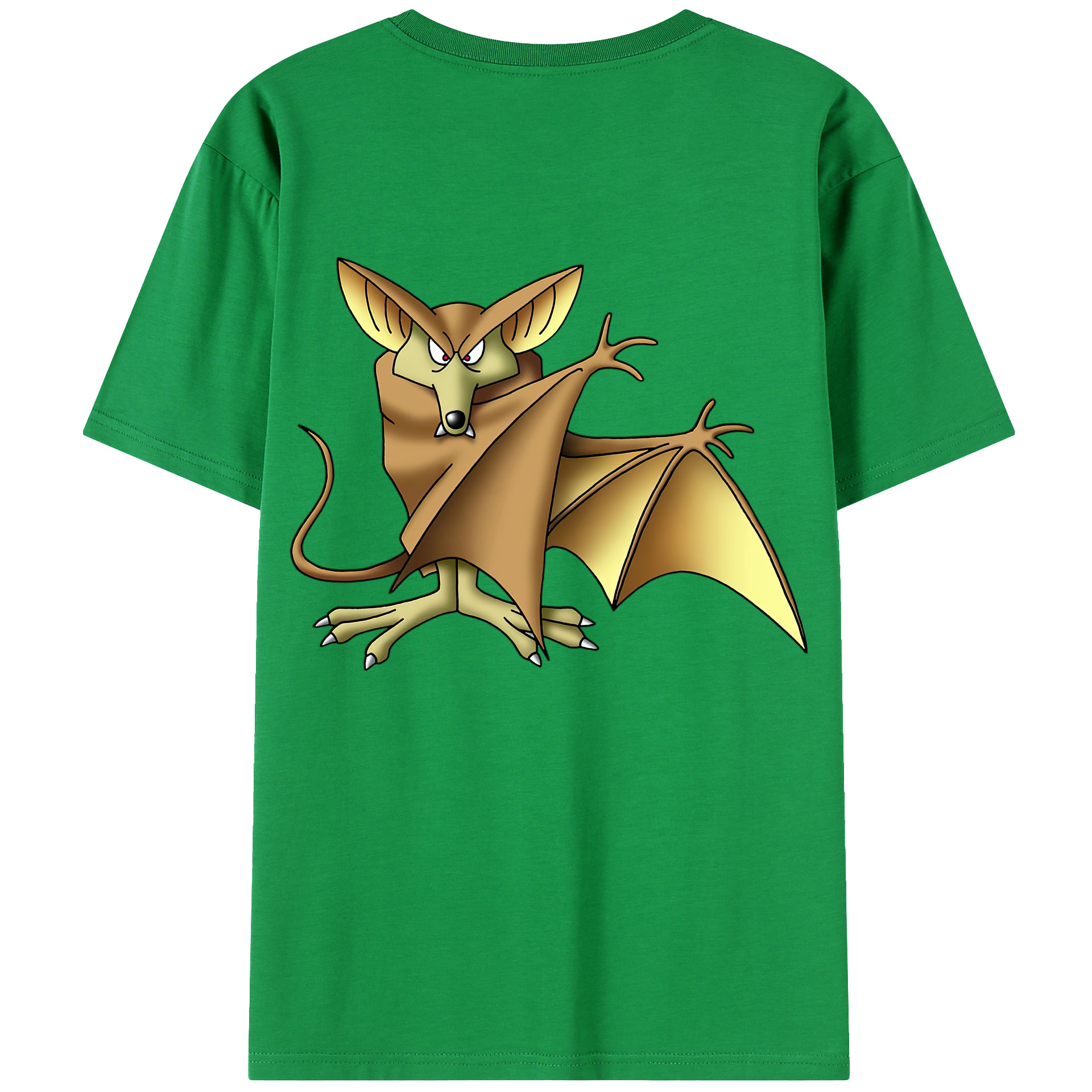 （画像用） ドラゴンクエスト Doragon Kuesuto Dragon Quest 綿100％ メンズ半袖Tシャツ（バックプリント） 通気性