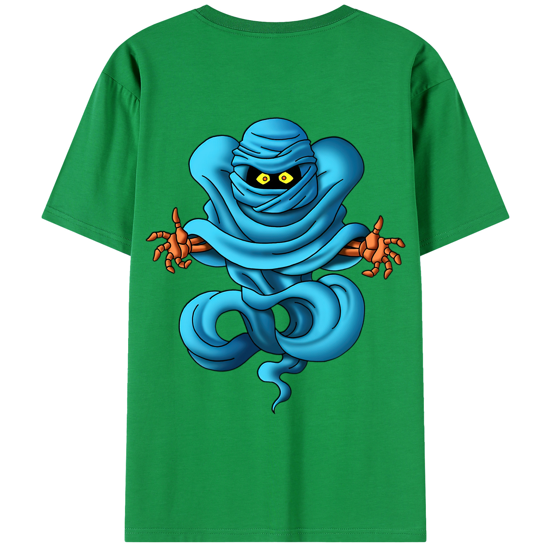 （画像用） ドラゴンクエスト Doragon Kuesuto Dragon Quest 綿100％ メンズ半袖Tシャツ（バックプリント） 通気性