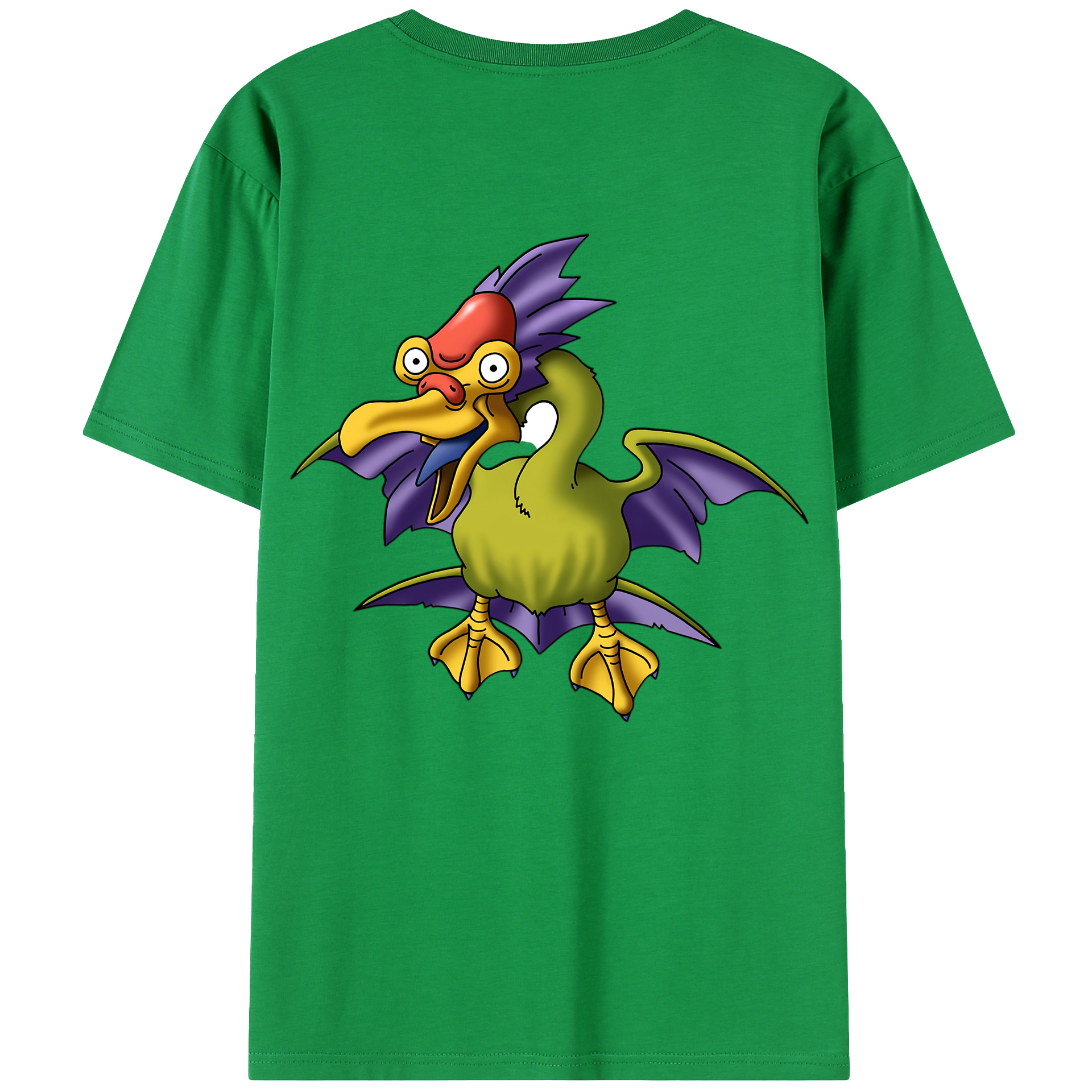 （画像用） ドラゴンクエスト Doragon Kuesuto Dragon Quest 綿100％ メンズ半袖Tシャツ（バックプリント） 通気性