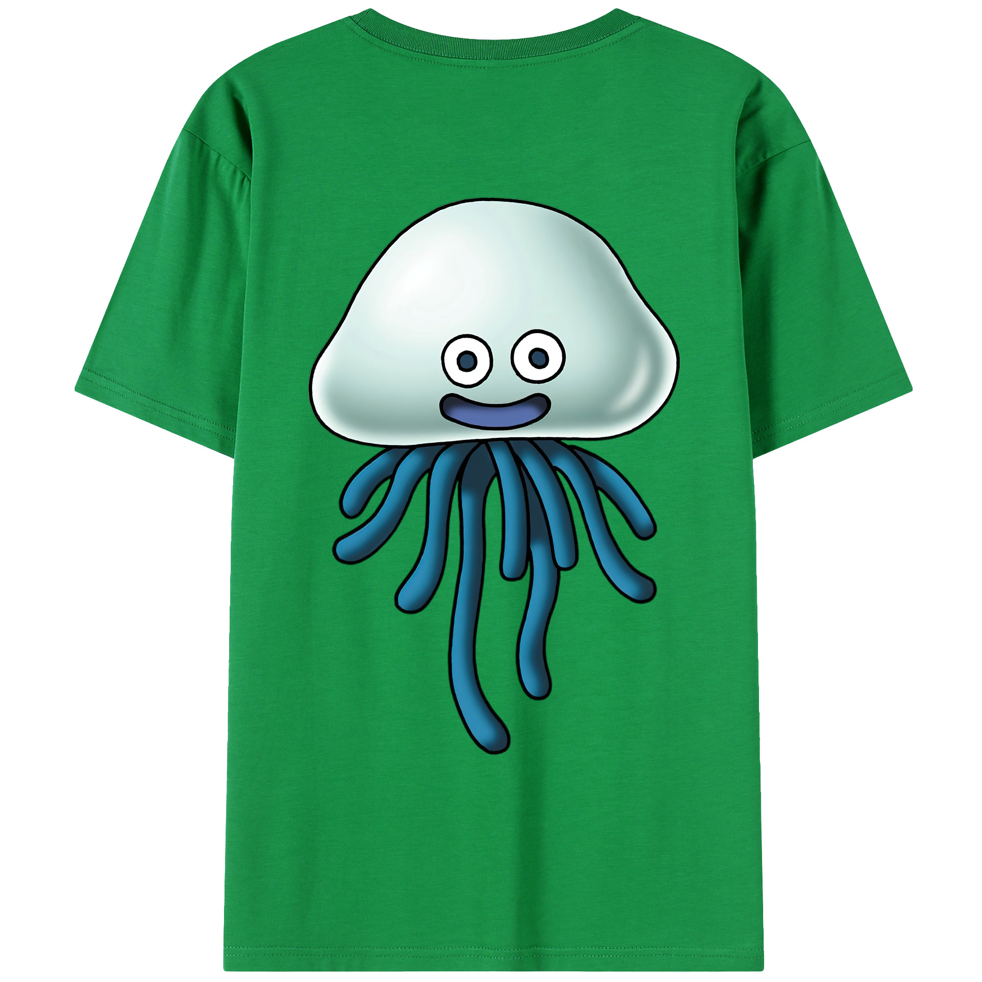 （画像用） ドラゴンクエスト Doragon Kuesuto Dragon Quest 綿100％ メンズ半袖Tシャツ（バックプリント） 通気性