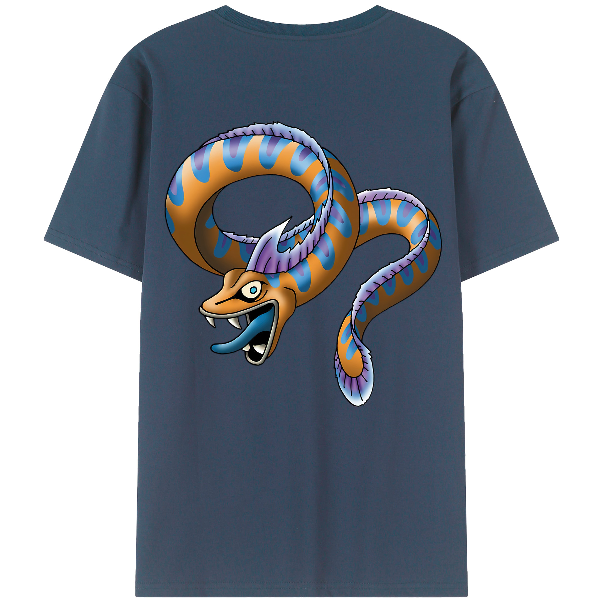 （画像用） ドラゴンクエスト Doragon Kuesuto Dragon Quest 綿100％ メンズ半袖Tシャツ（バックプリント） 通気性