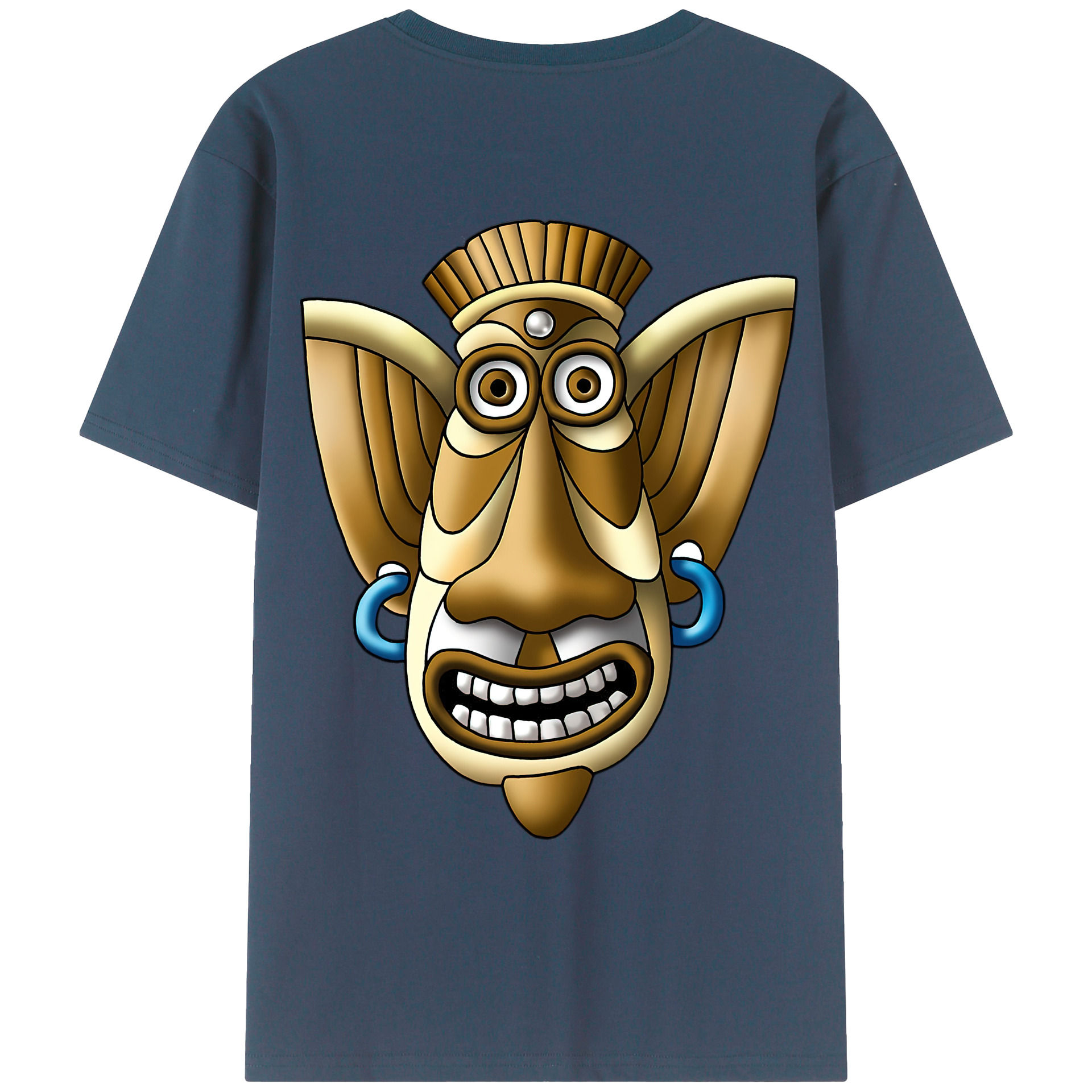 （画像用） ドラゴンクエスト Doragon Kuesuto Dragon Quest 綿100％ メンズ半袖Tシャツ（バックプリント） 通気性