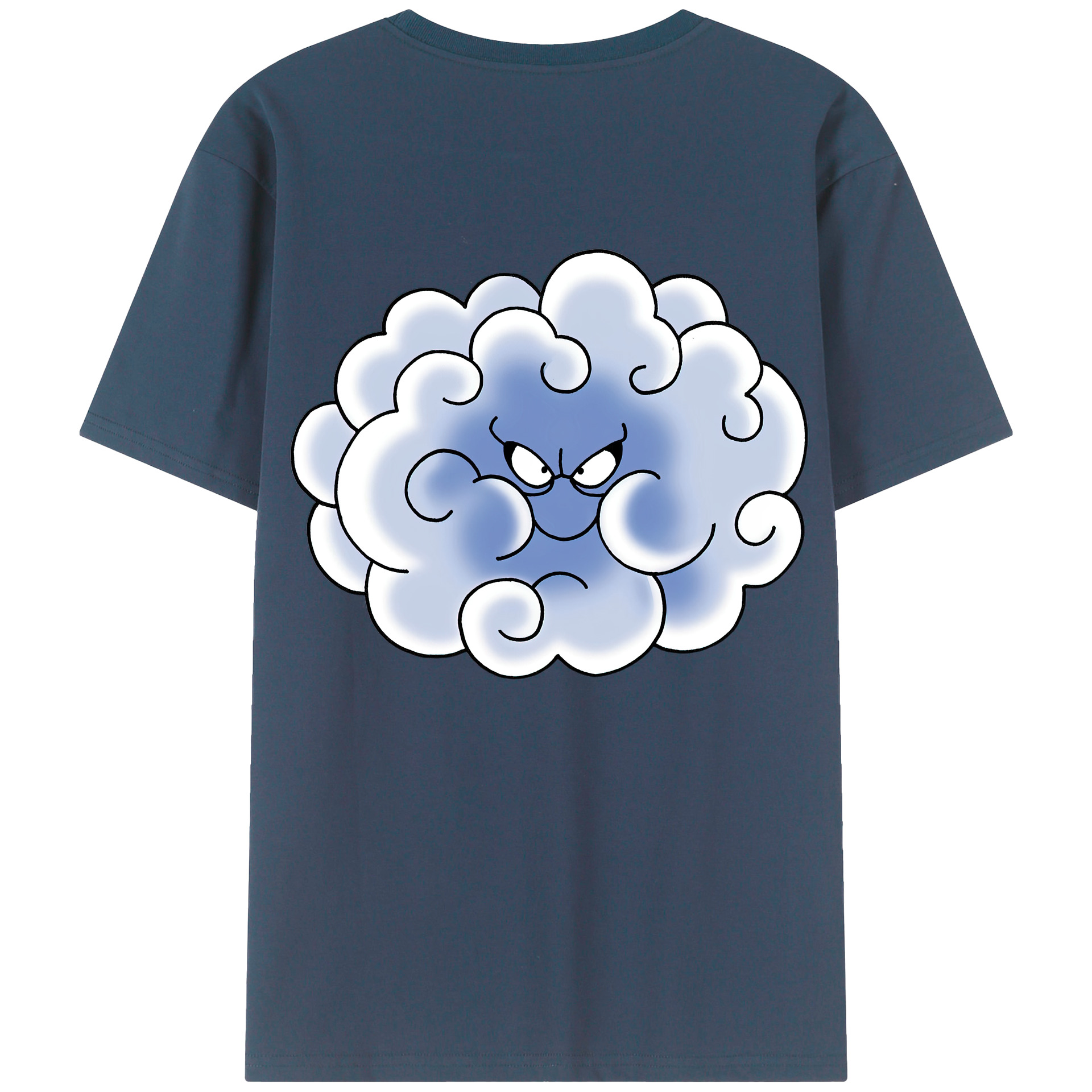 （画像用） ドラゴンクエスト Doragon Kuesuto Dragon Quest 綿100％ メンズ半袖Tシャツ（バックプリント） 通気性