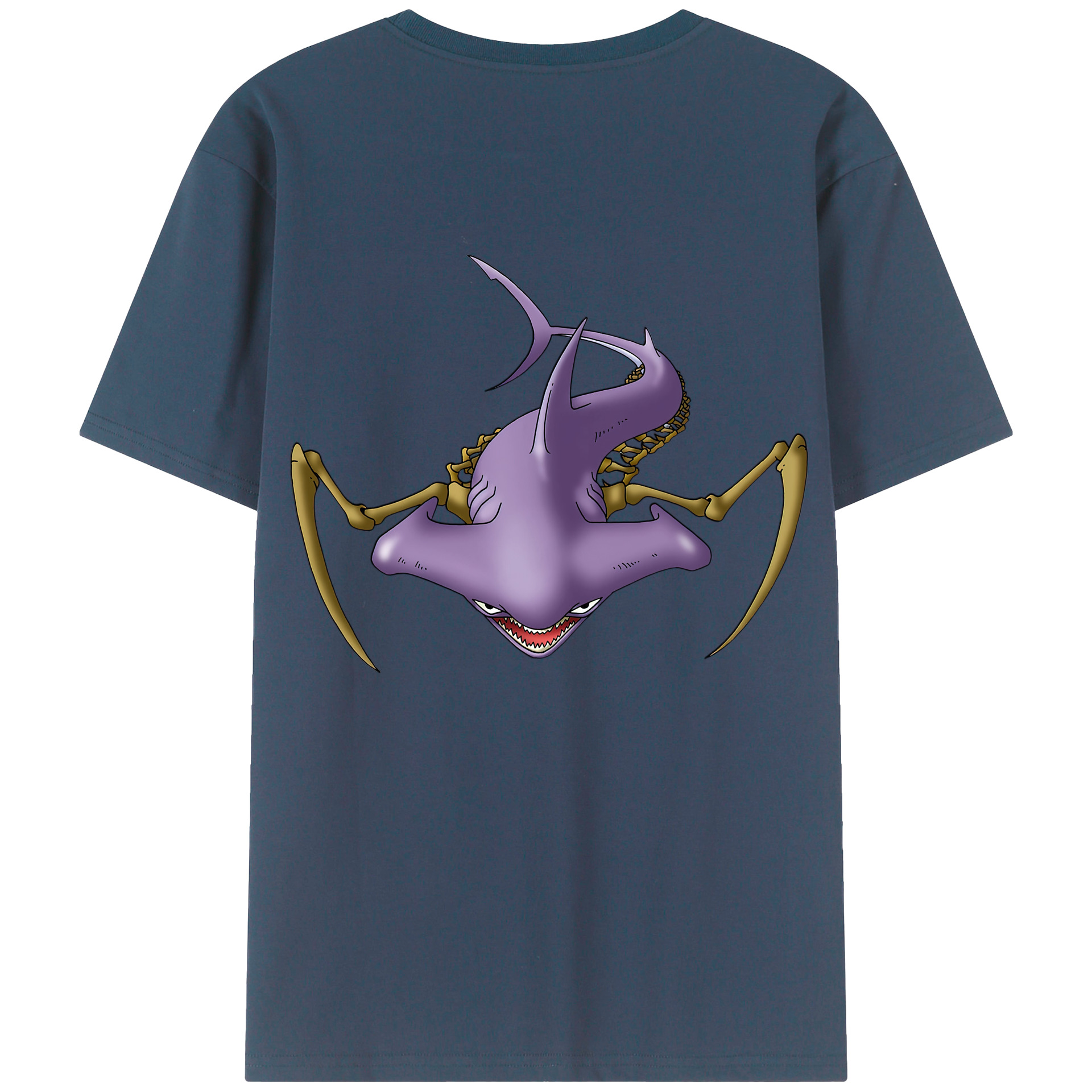 （画像用） ドラゴンクエスト Doragon Kuesuto Dragon Quest 綿100％ メンズ半袖Tシャツ（バックプリント） 通気性