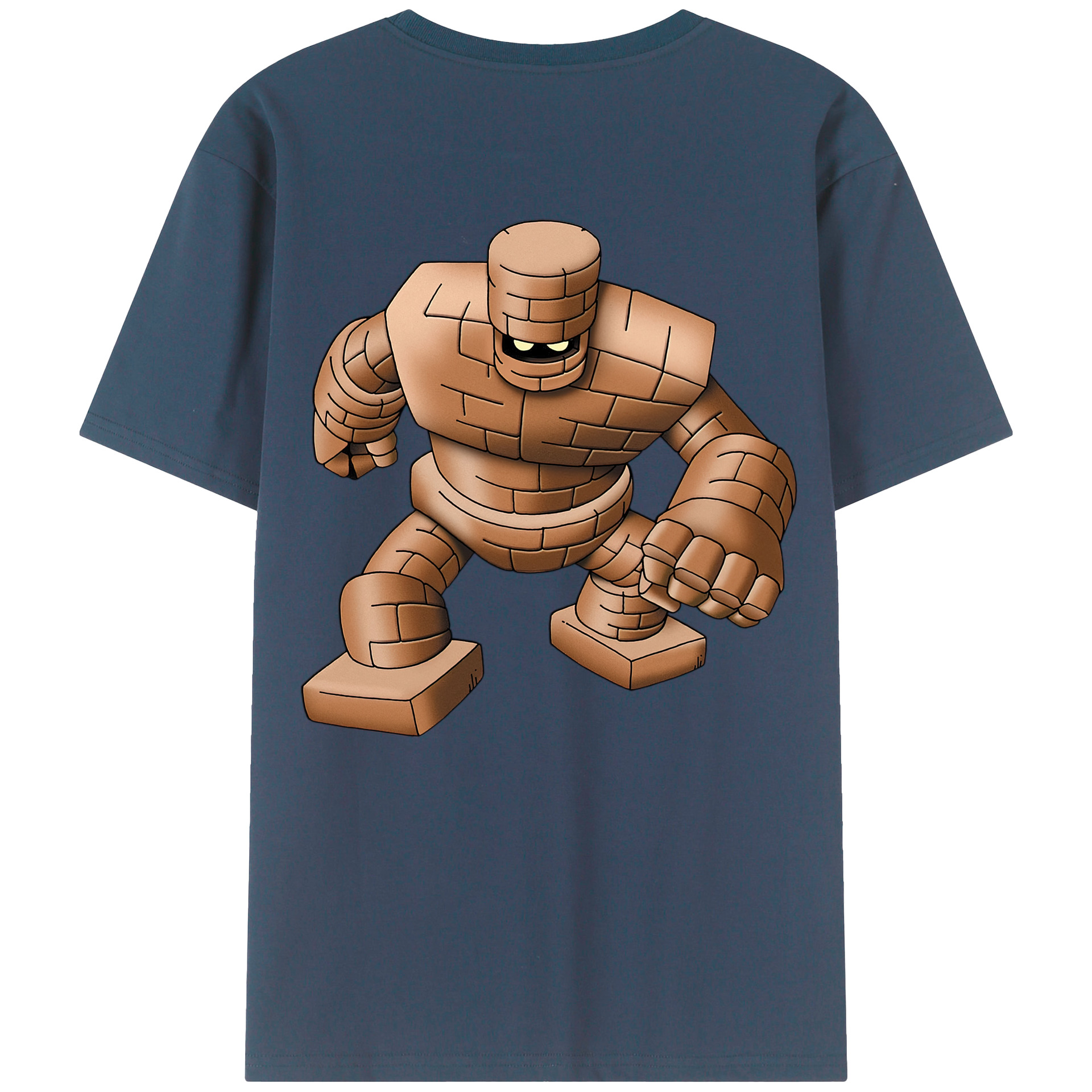 （画像用） ドラゴンクエスト Doragon Kuesuto Dragon Quest 綿100％ メンズ半袖Tシャツ（バックプリント） 通気性
