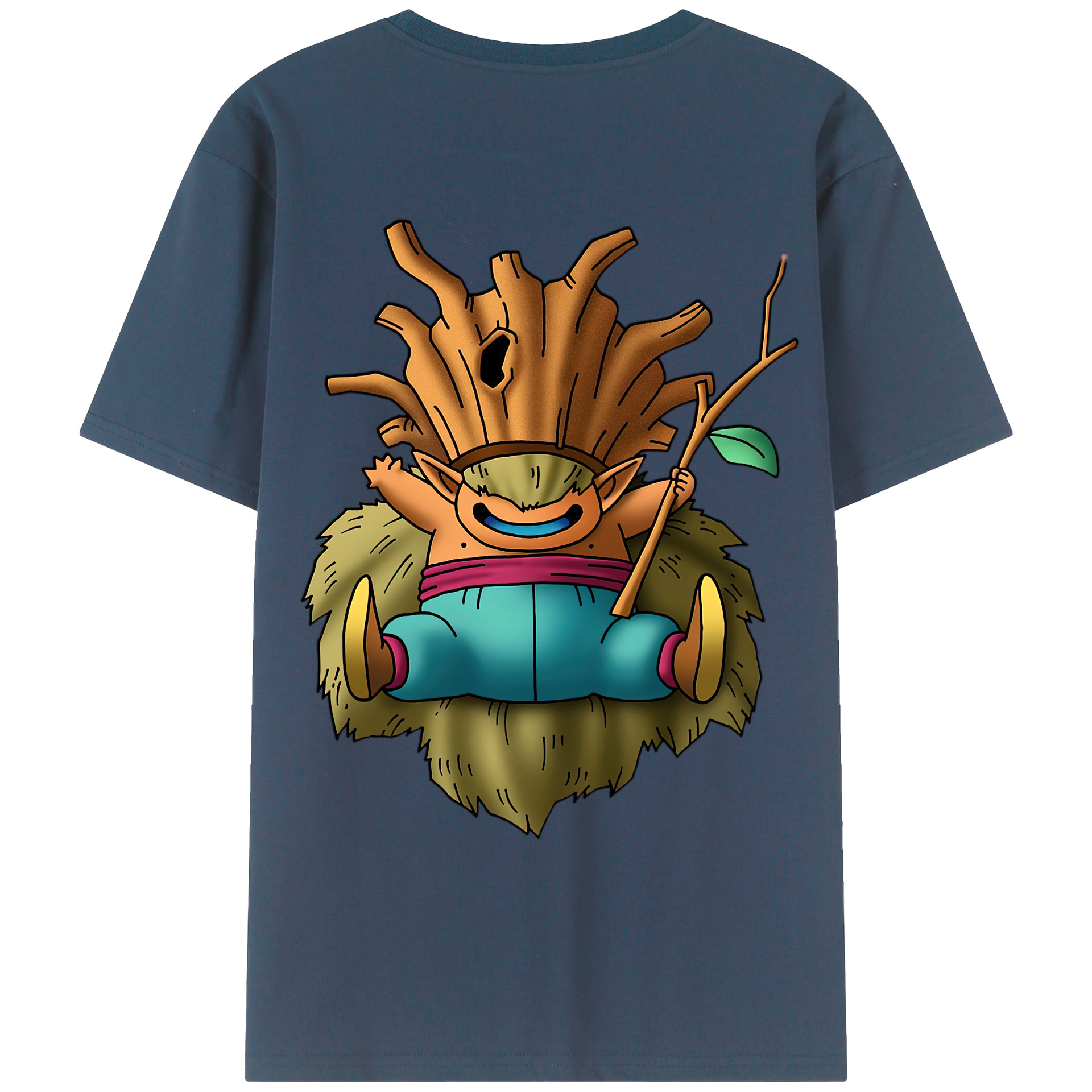 （画像用） ドラゴンクエスト Doragon Kuesuto Dragon Quest 綿100％ メンズ半袖Tシャツ（バックプリント） 通気性