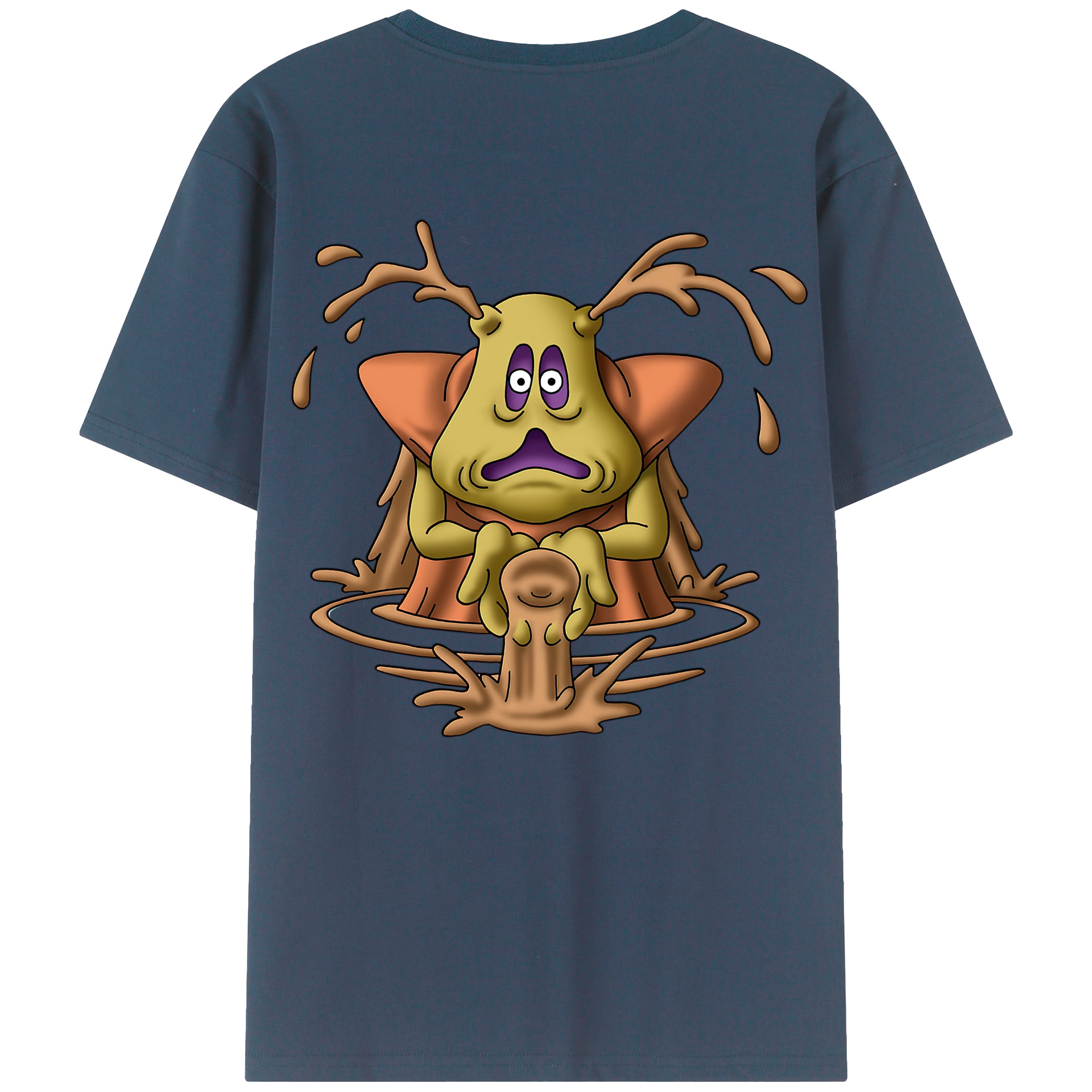 （画像用） ドラゴンクエスト Doragon Kuesuto Dragon Quest 綿100％ メンズ半袖Tシャツ（バックプリント） 通気性