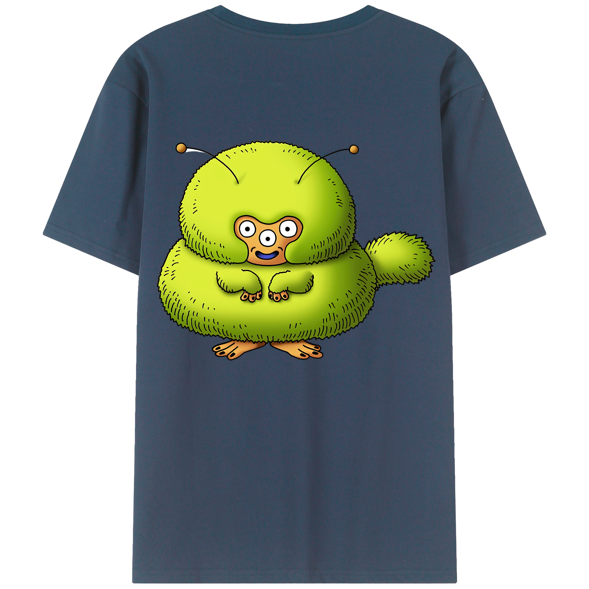 （画像用） ドラゴンクエスト Doragon Kuesuto Dragon Quest 綿100％ メンズ半袖Tシャツ（バックプリント） 通気性