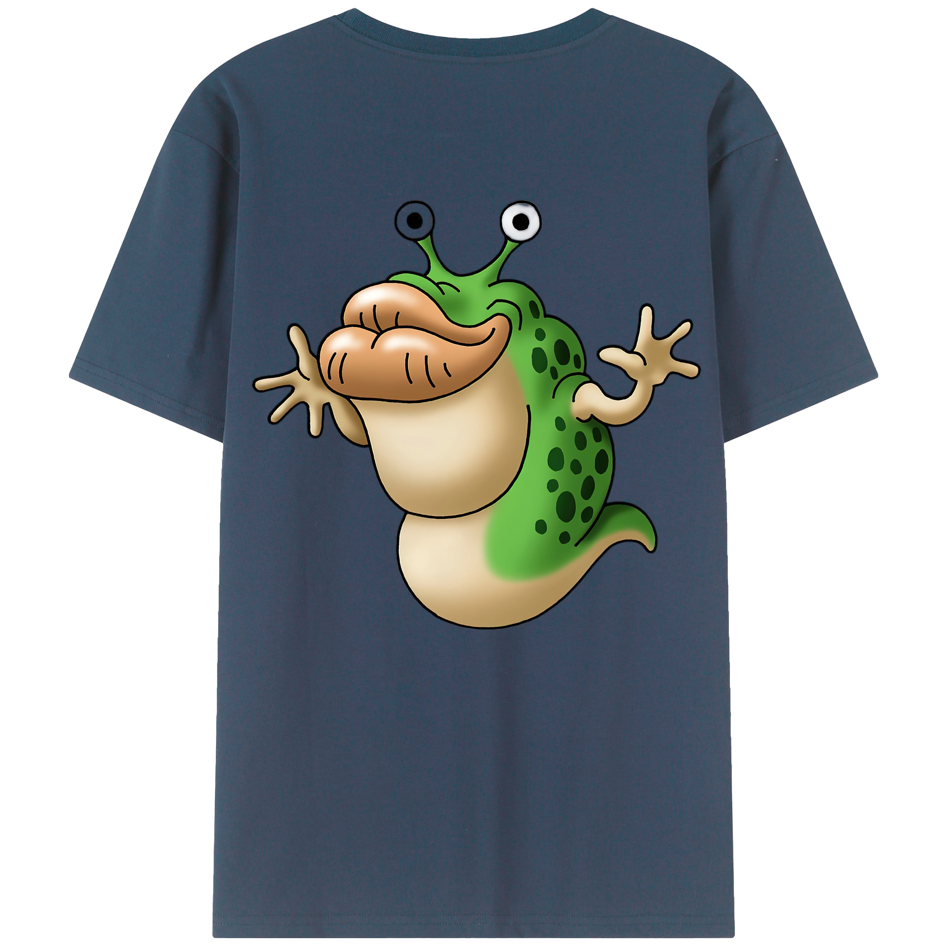 （画像用） ドラゴンクエスト Doragon Kuesuto Dragon Quest 綿100％ メンズ半袖Tシャツ（バックプリント） 通気性