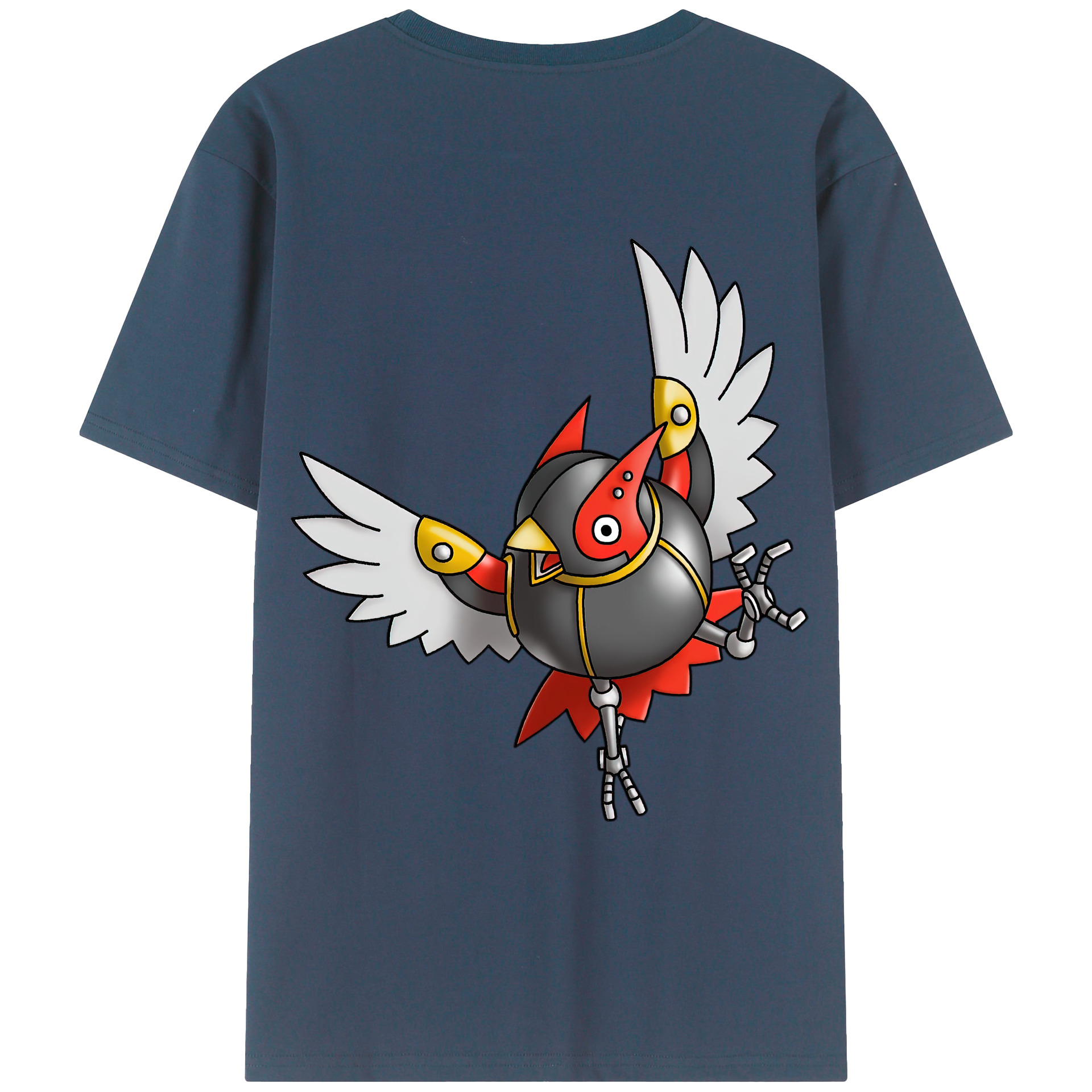 （画像用） ドラゴンクエスト Doragon Kuesuto Dragon Quest 綿100％ メンズ半袖Tシャツ（バックプリント） 通気性